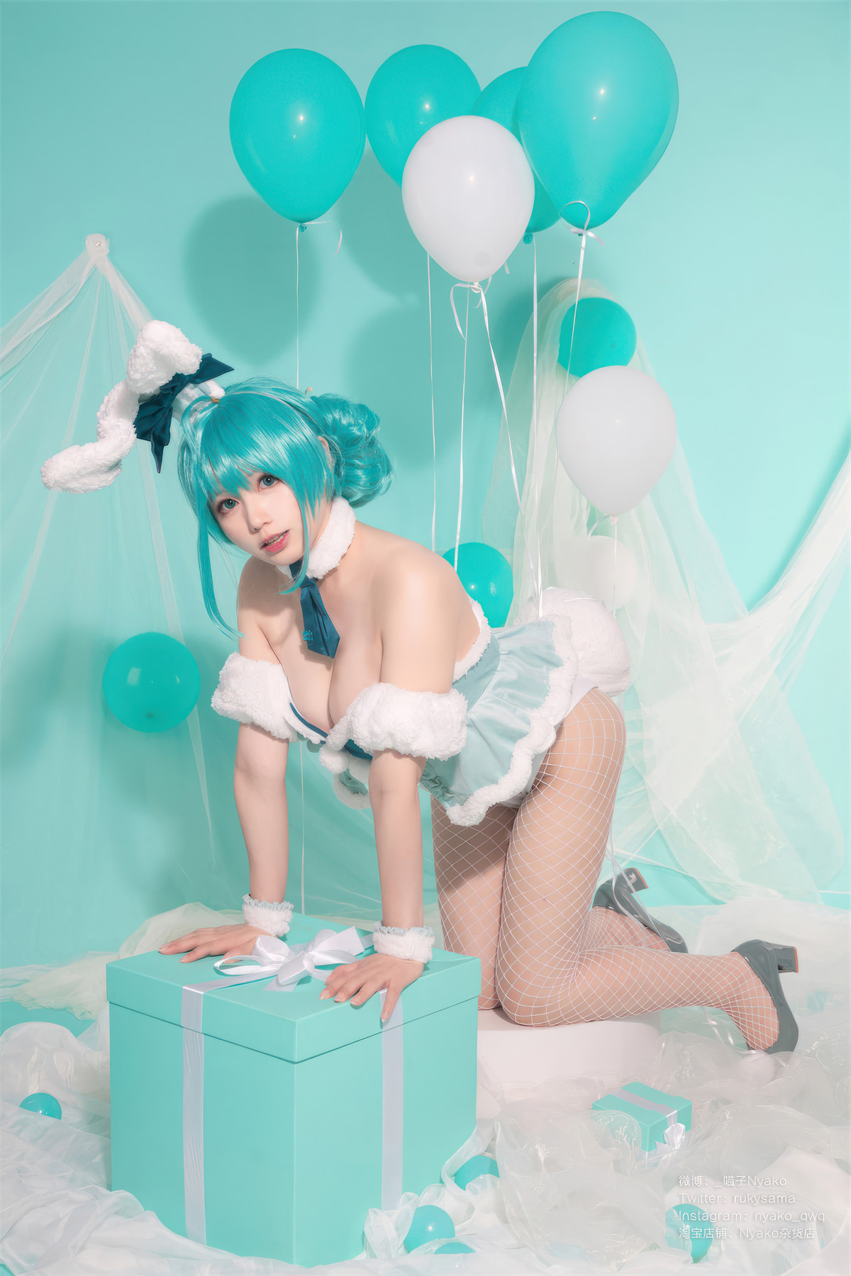 Cosplay Nyako喵子 初音白兔