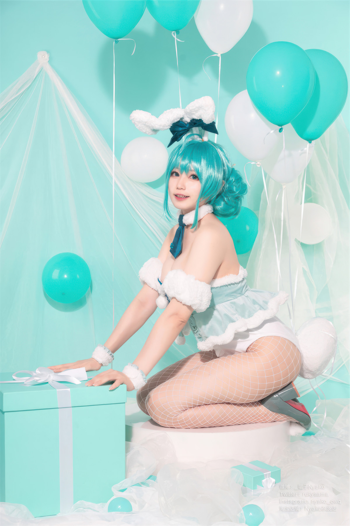 Cosplay Nyako喵子 初音白兔