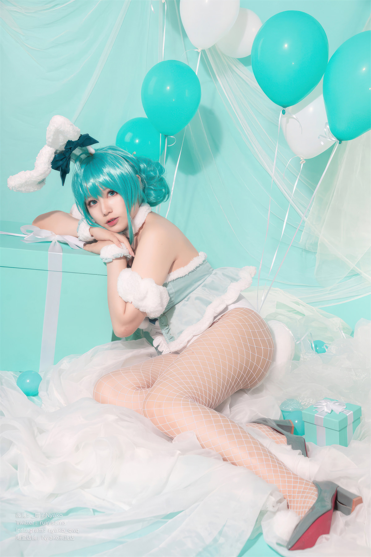 Cosplay Nyako喵子 初音白兔