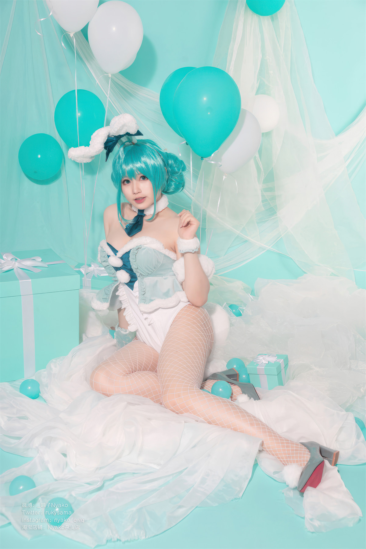 Cosplay Nyako喵子 初音白兔