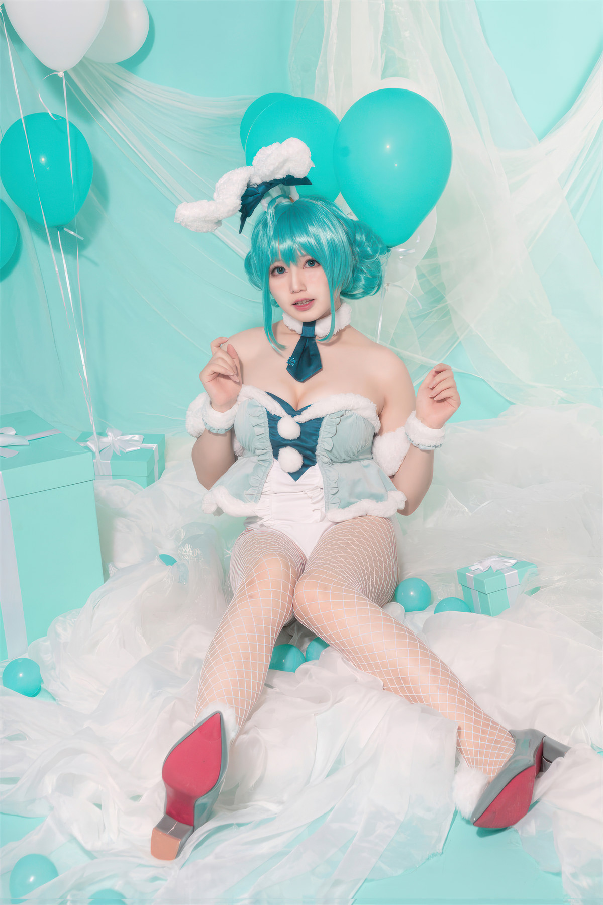 Cosplay Nyako喵子 初音白兔