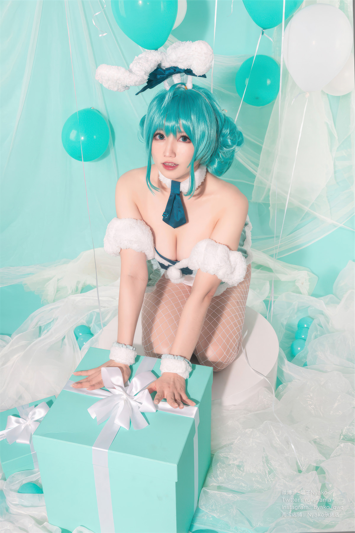 Cosplay Nyako喵子 初音白兔