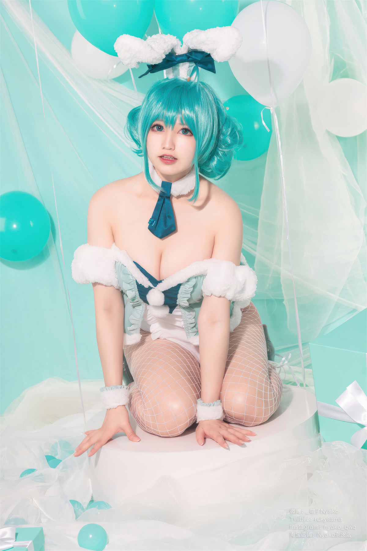 Cosplay Nyako喵子 初音白兔