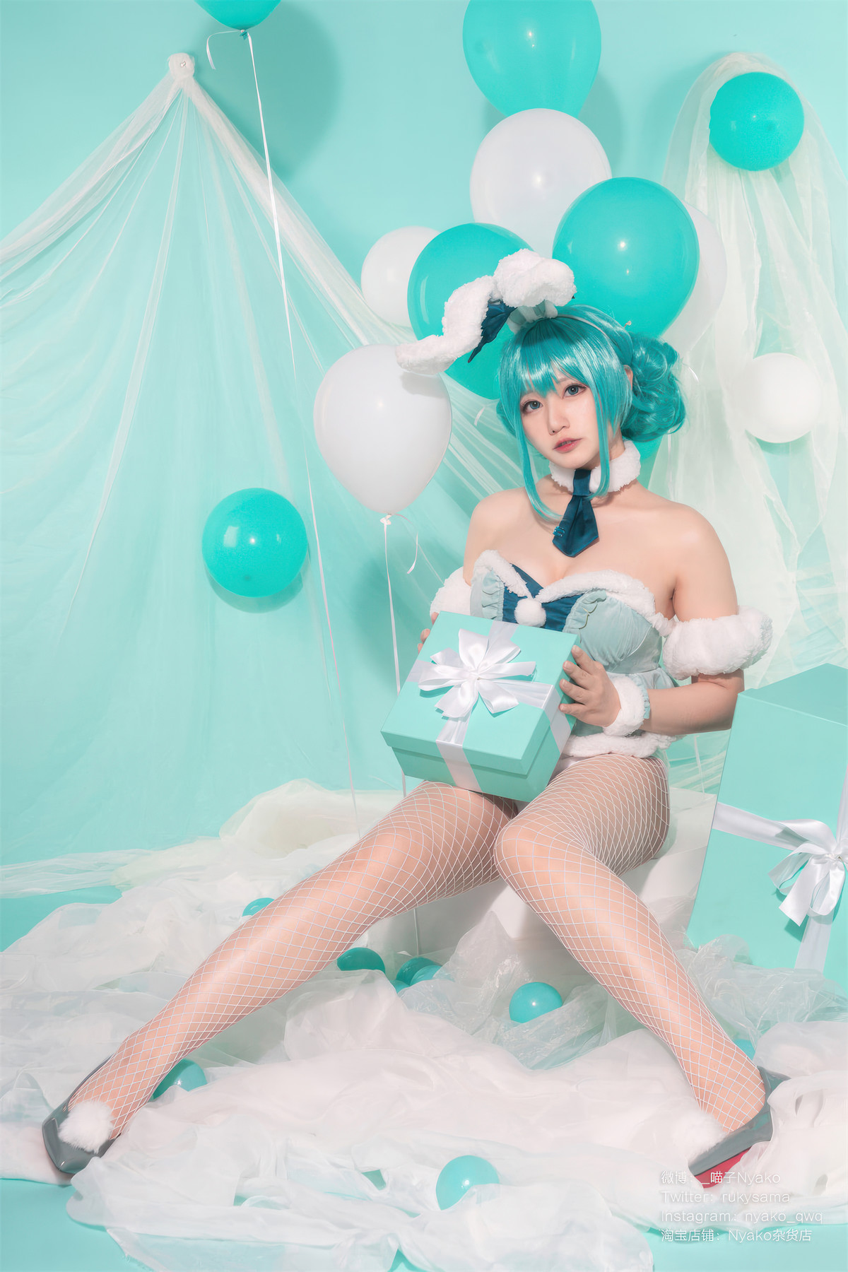 Cosplay Nyako喵子 初音白兔