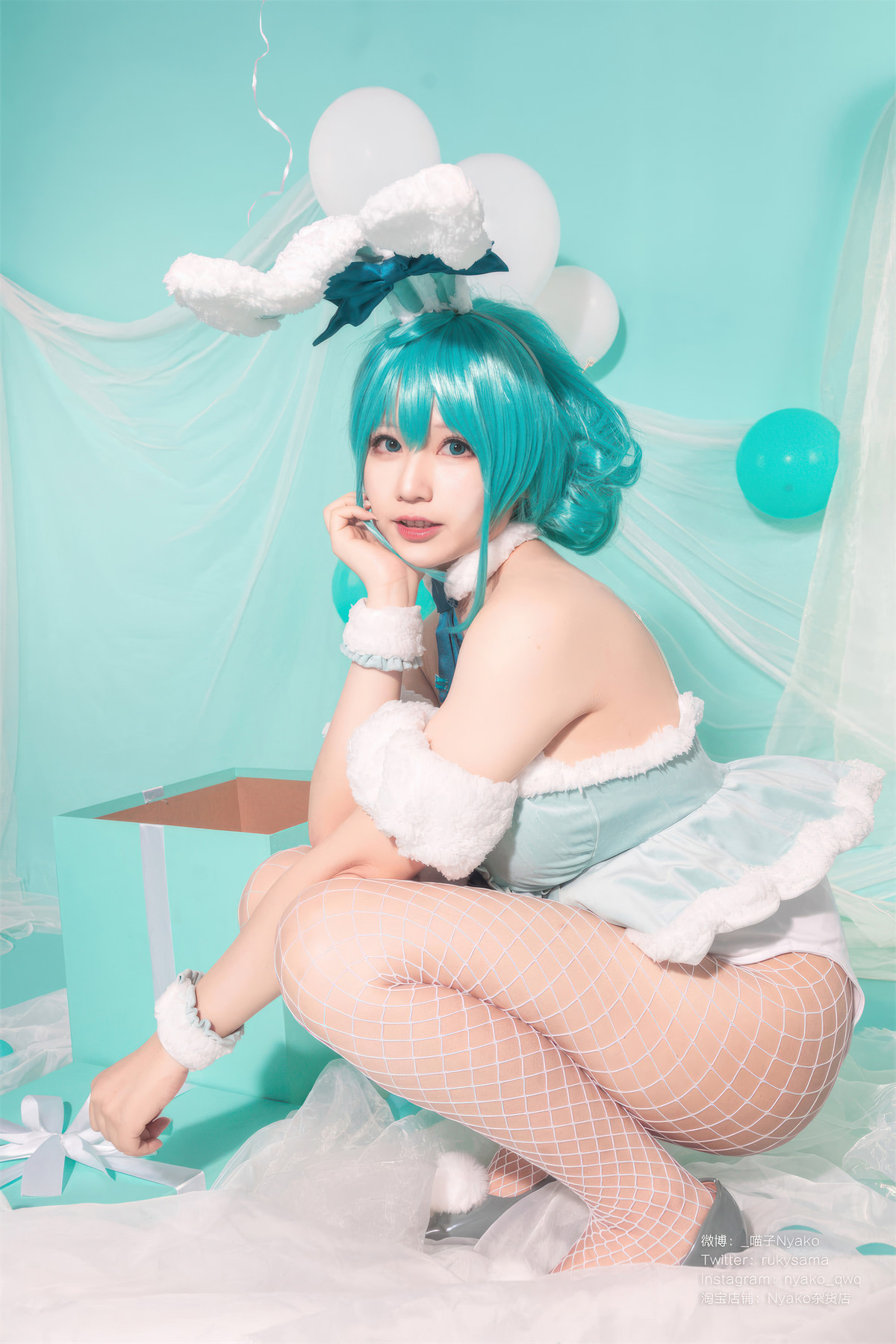 Cosplay Nyako喵子 初音白兔