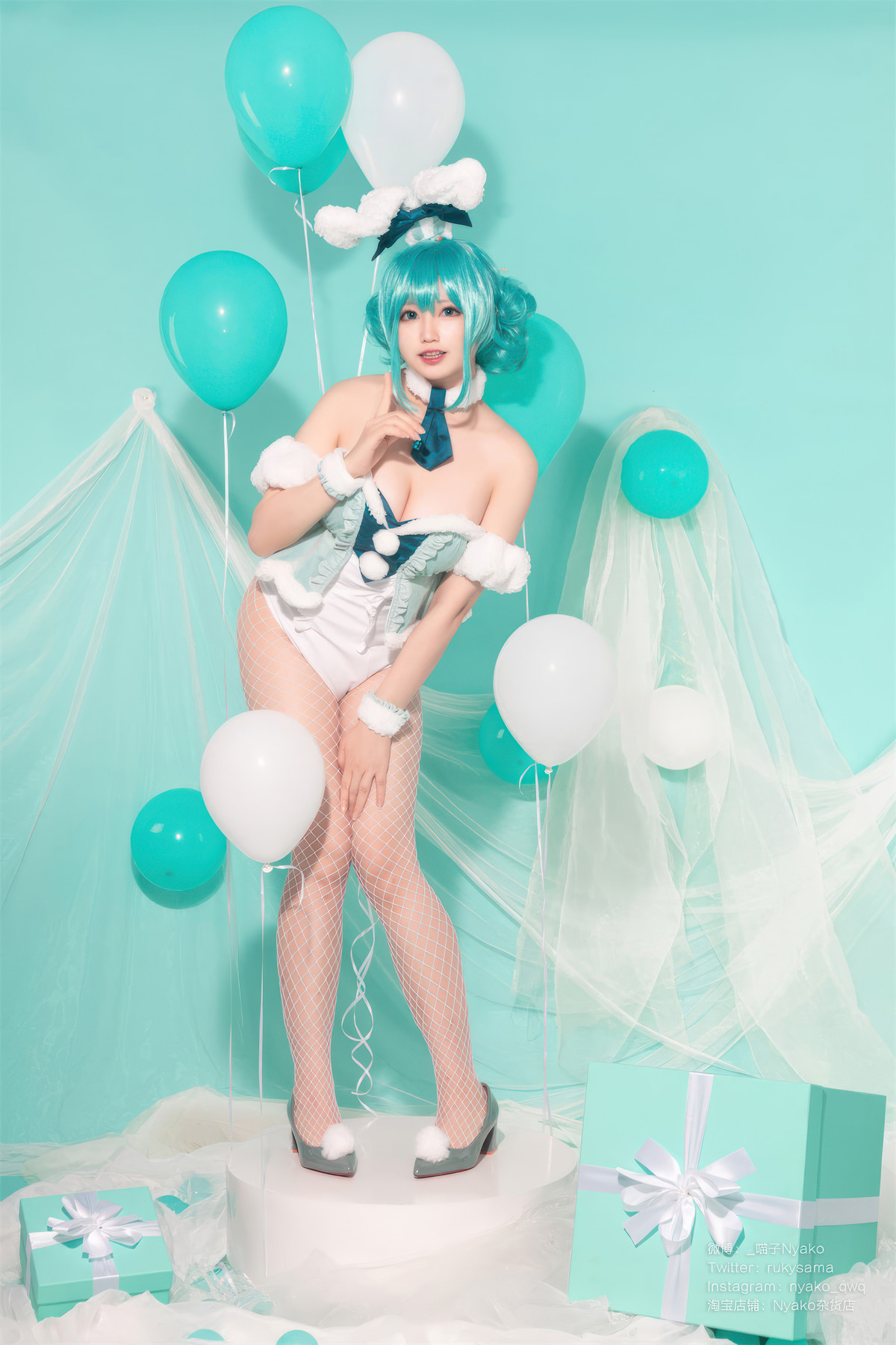 Cosplay Nyako喵子 初音白兔