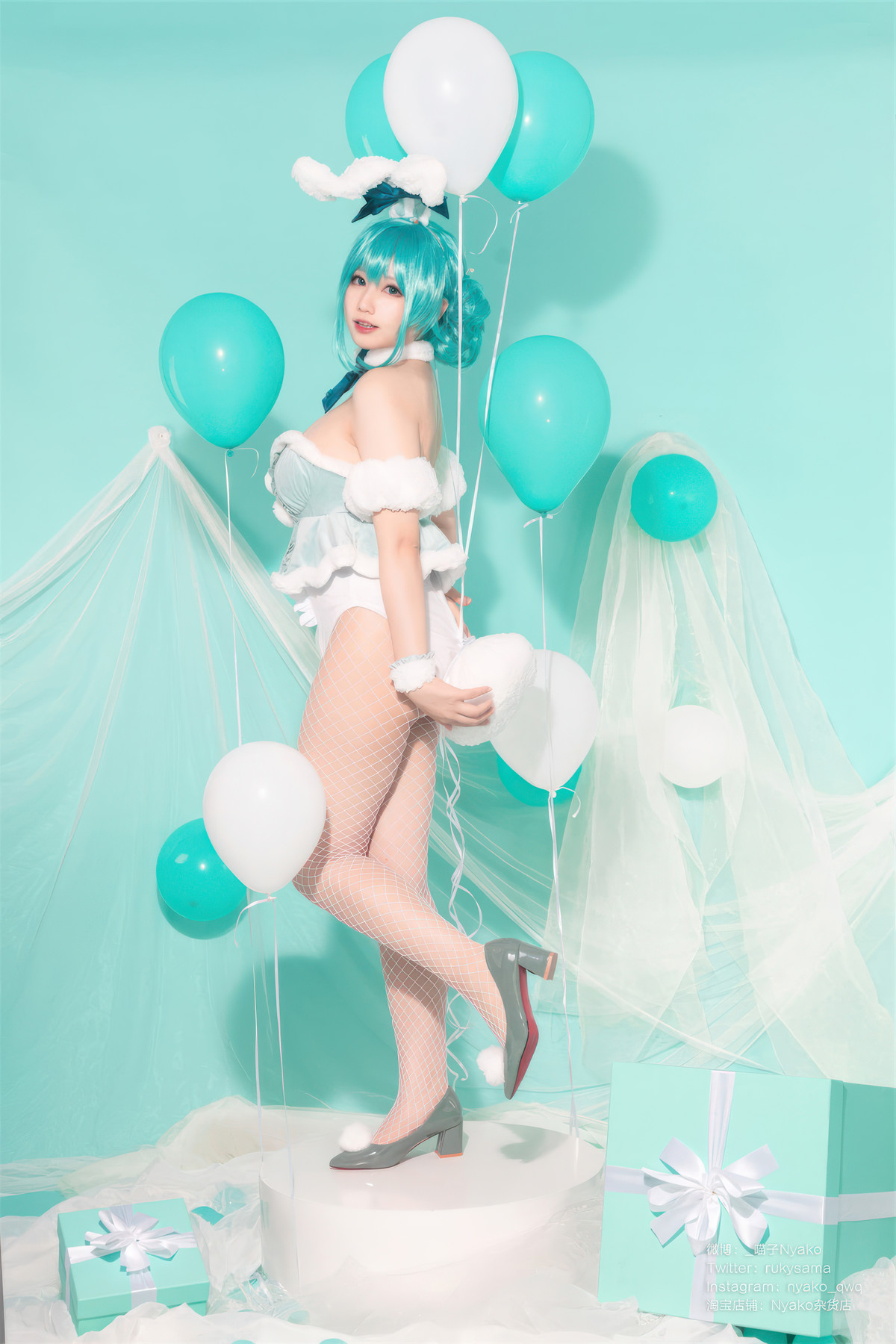 Cosplay Nyako喵子 初音白兔