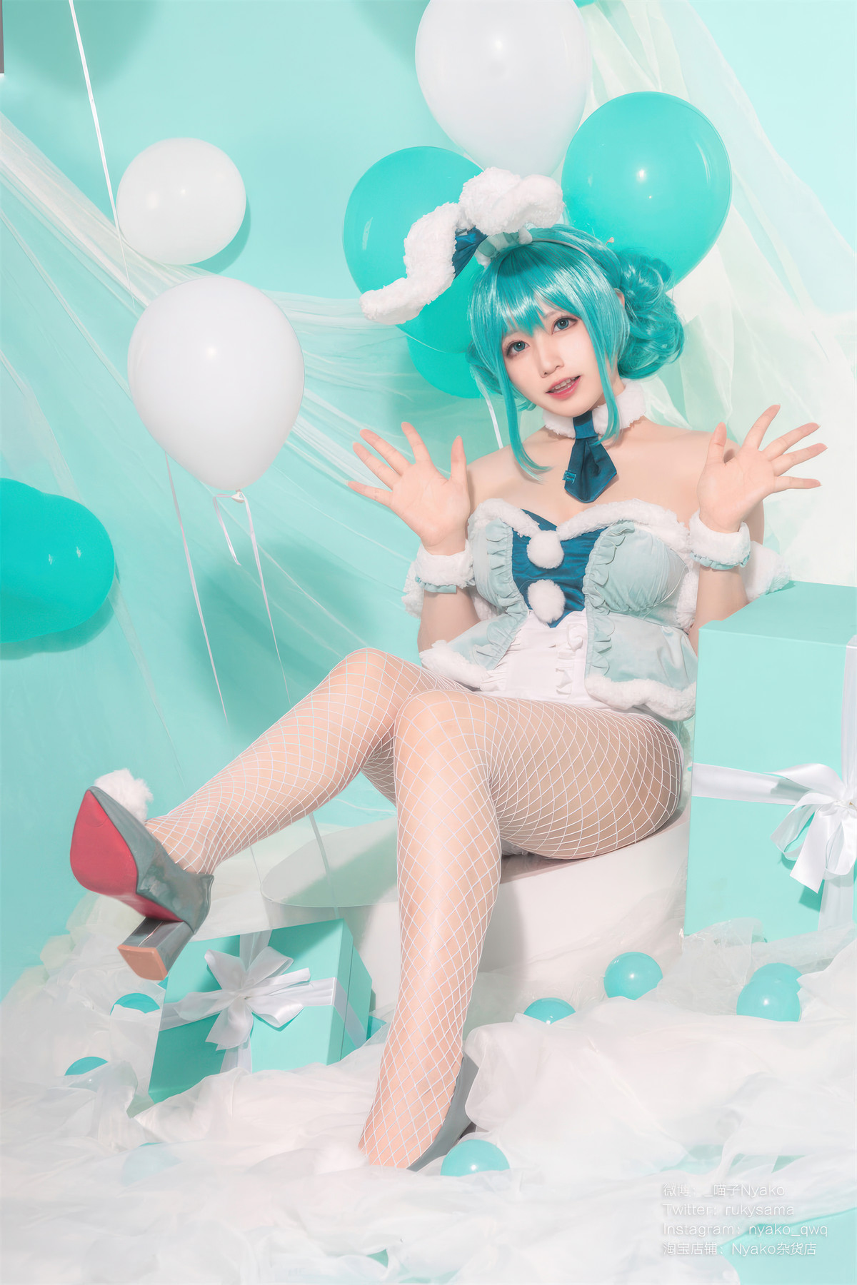 Cosplay Nyako喵子 初音白兔