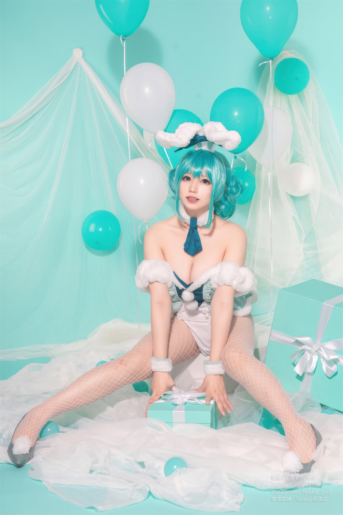 Cosplay Nyako喵子 初音白兔