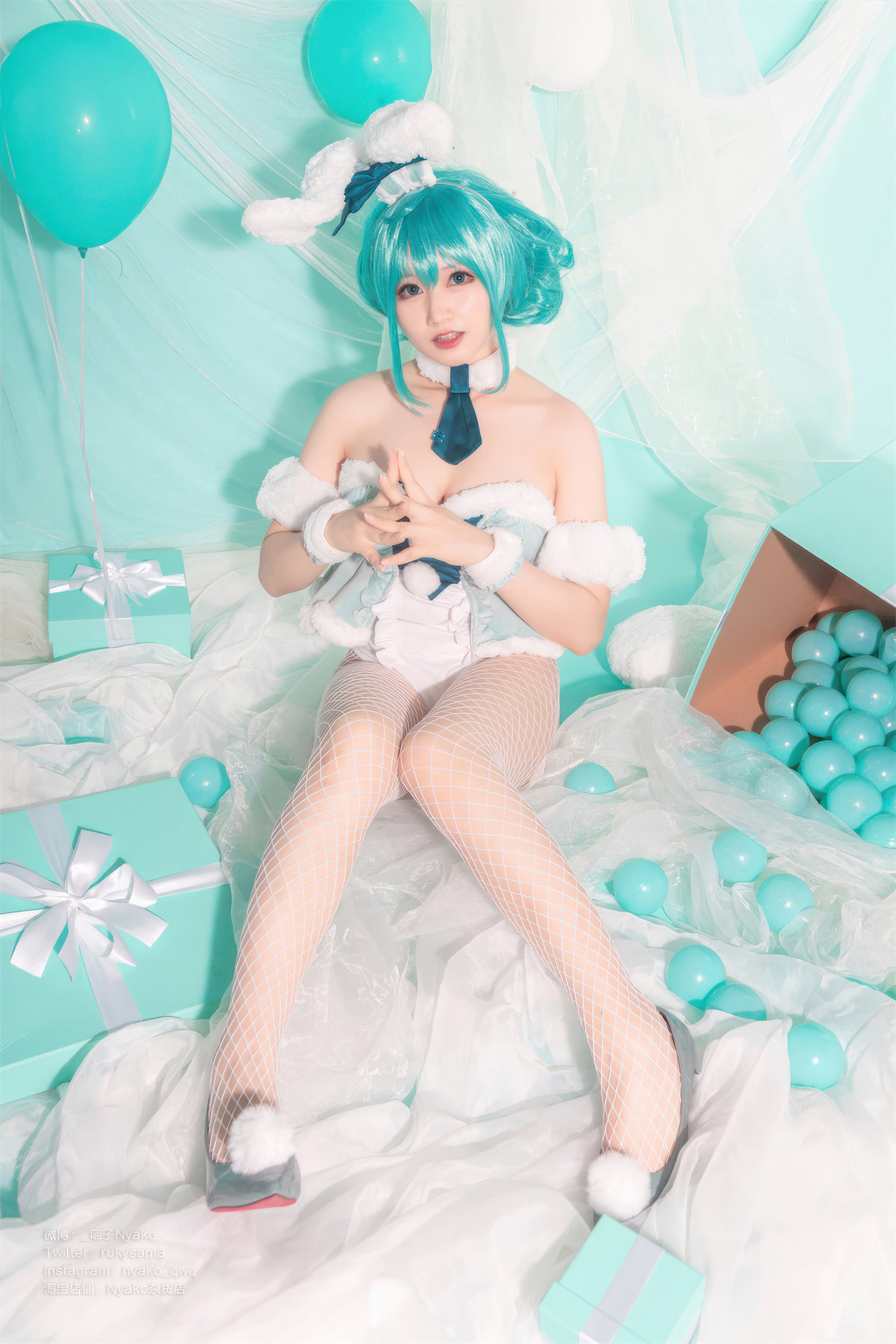 Cosplay Nyako喵子 初音白兔