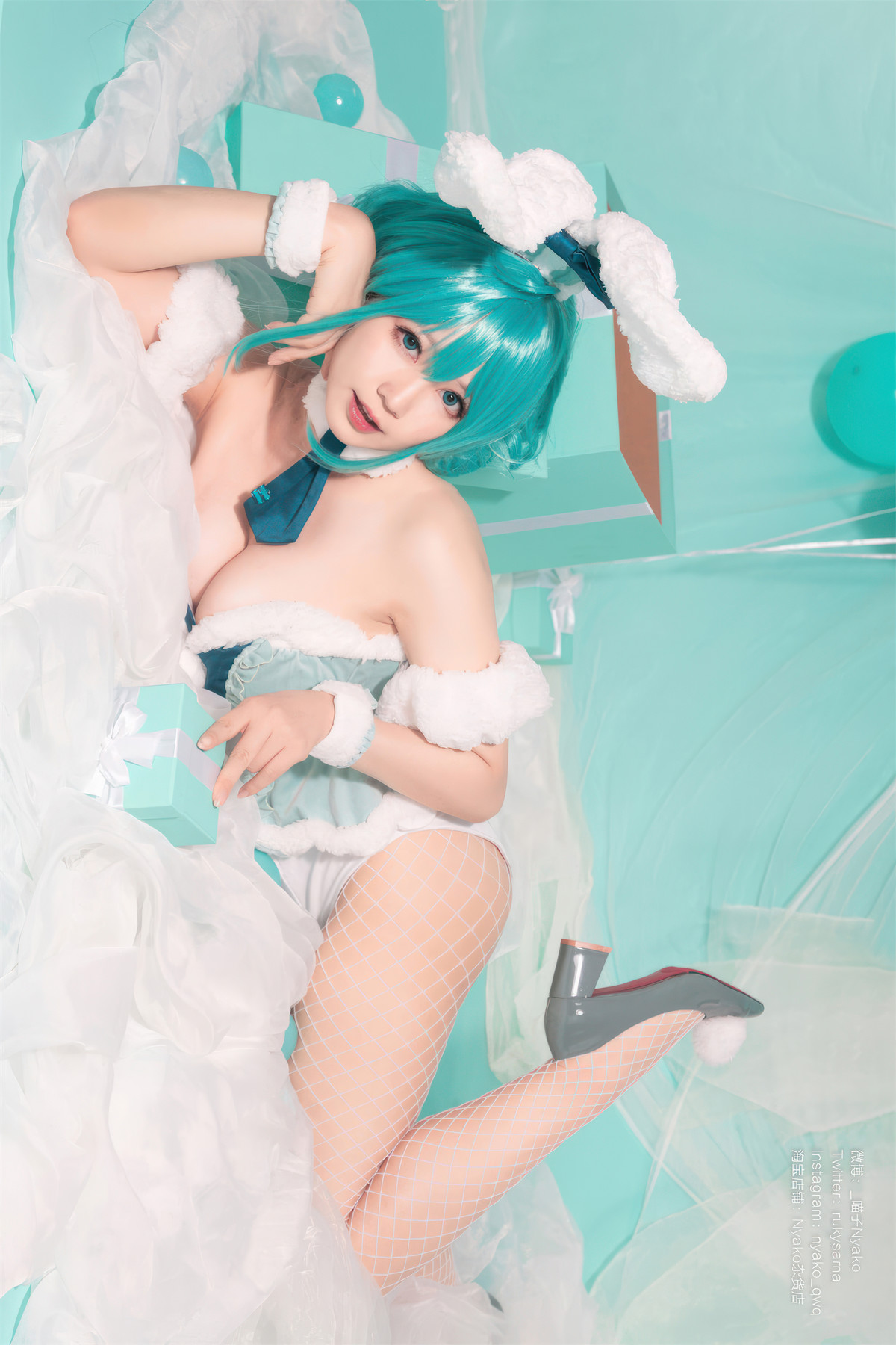 Cosplay Nyako喵子 初音白兔