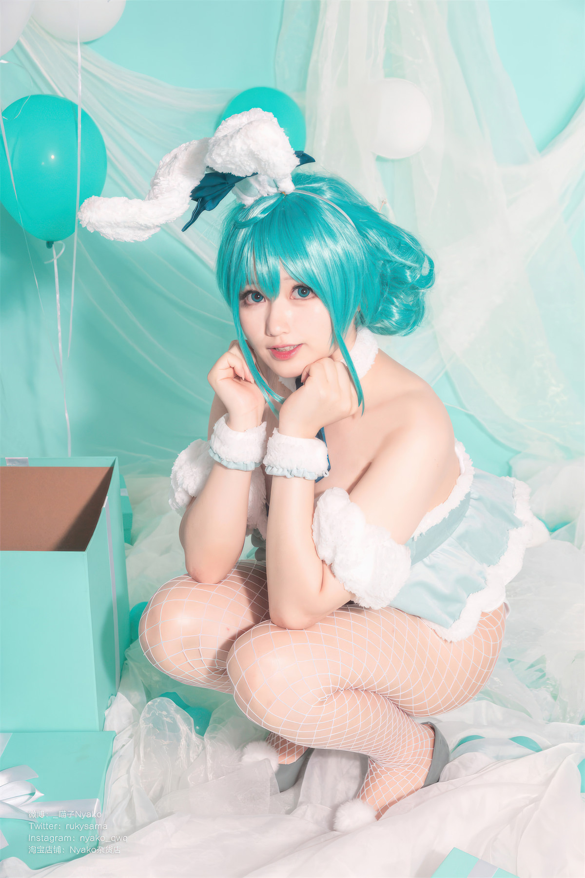 Cosplay Nyako喵子 初音白兔