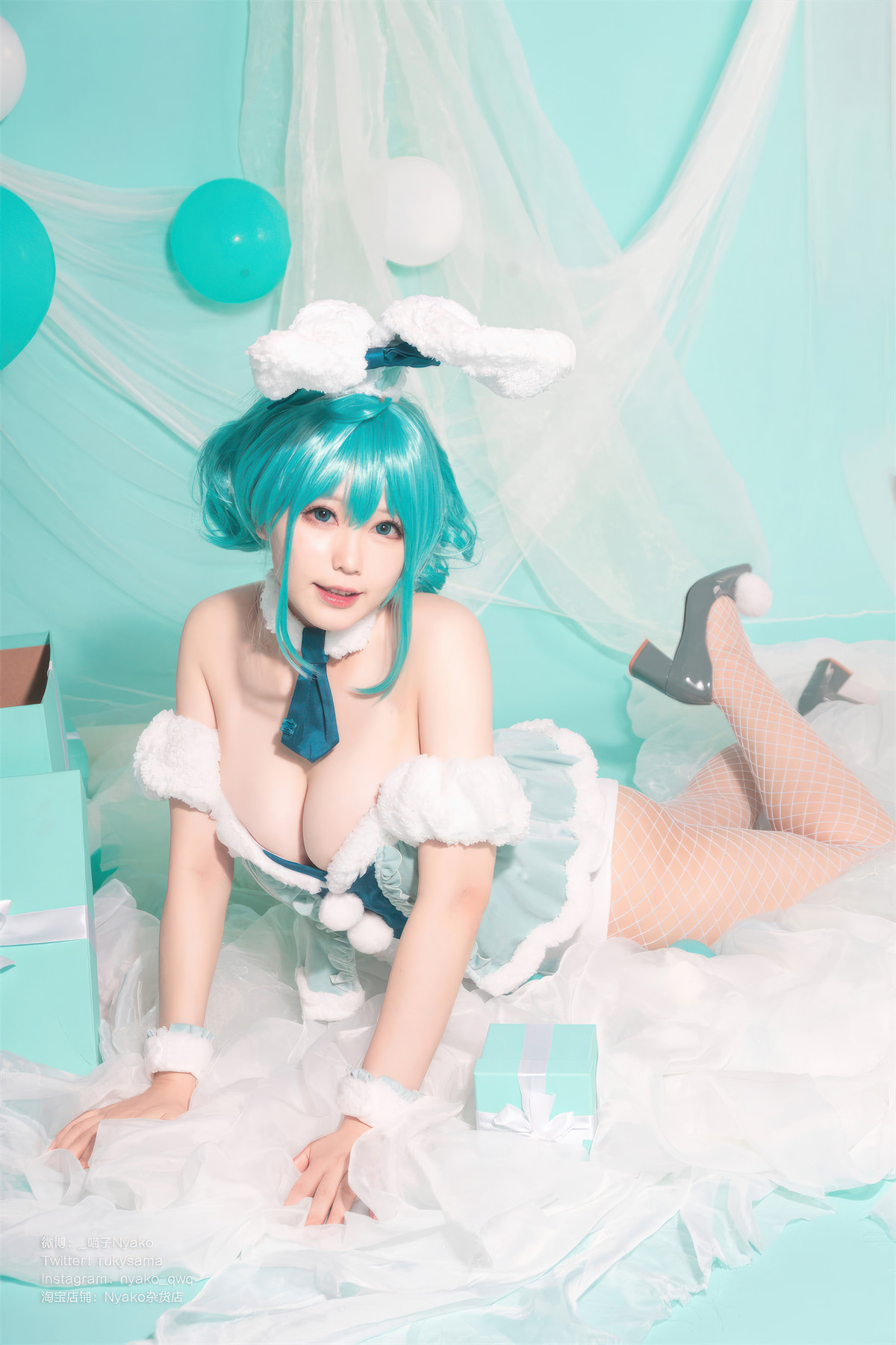 Cosplay Nyako喵子 初音白兔