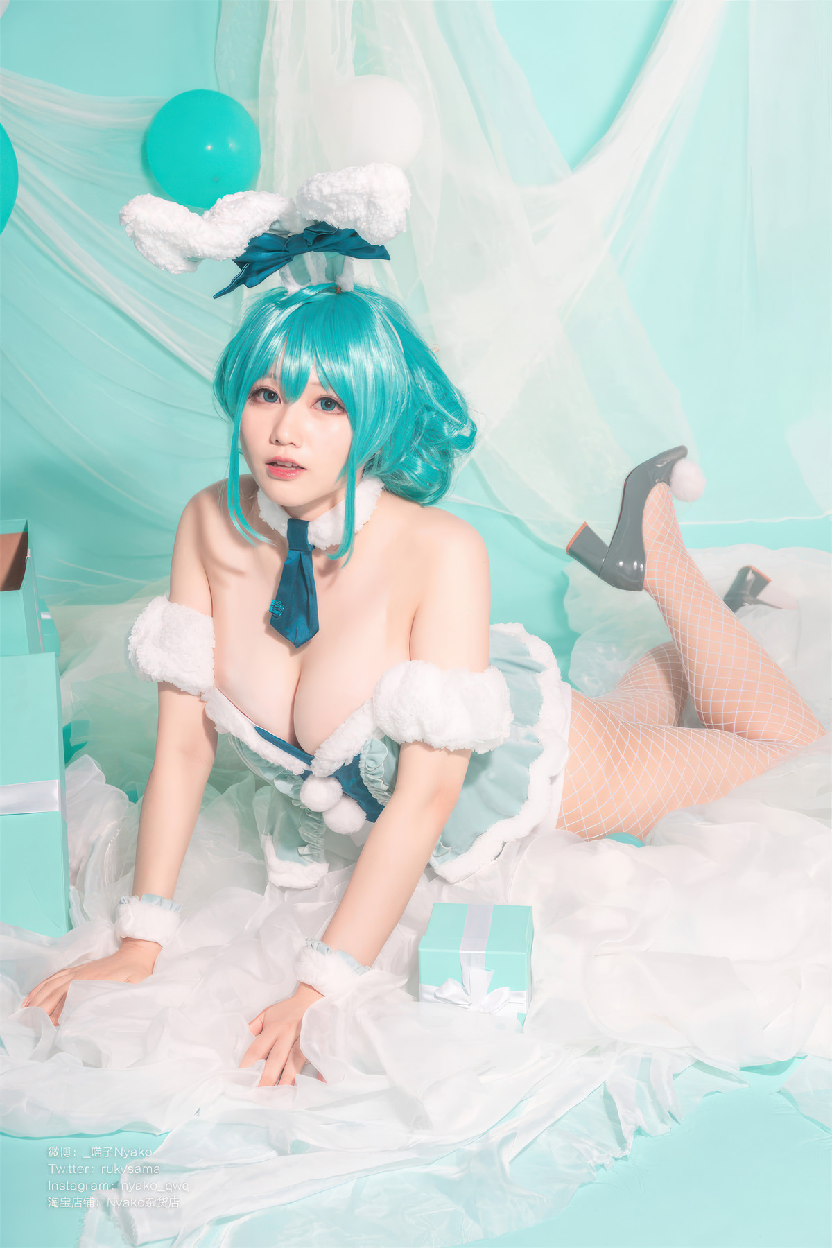 Cosplay Nyako喵子 初音白兔