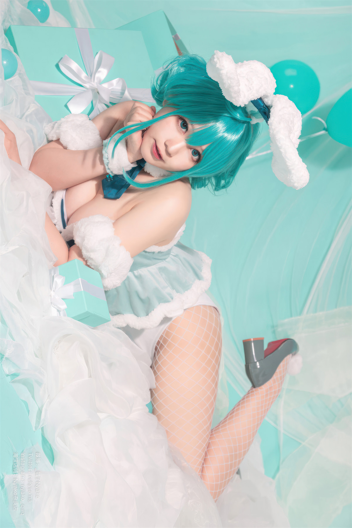 Cosplay Nyako喵子 初音白兔