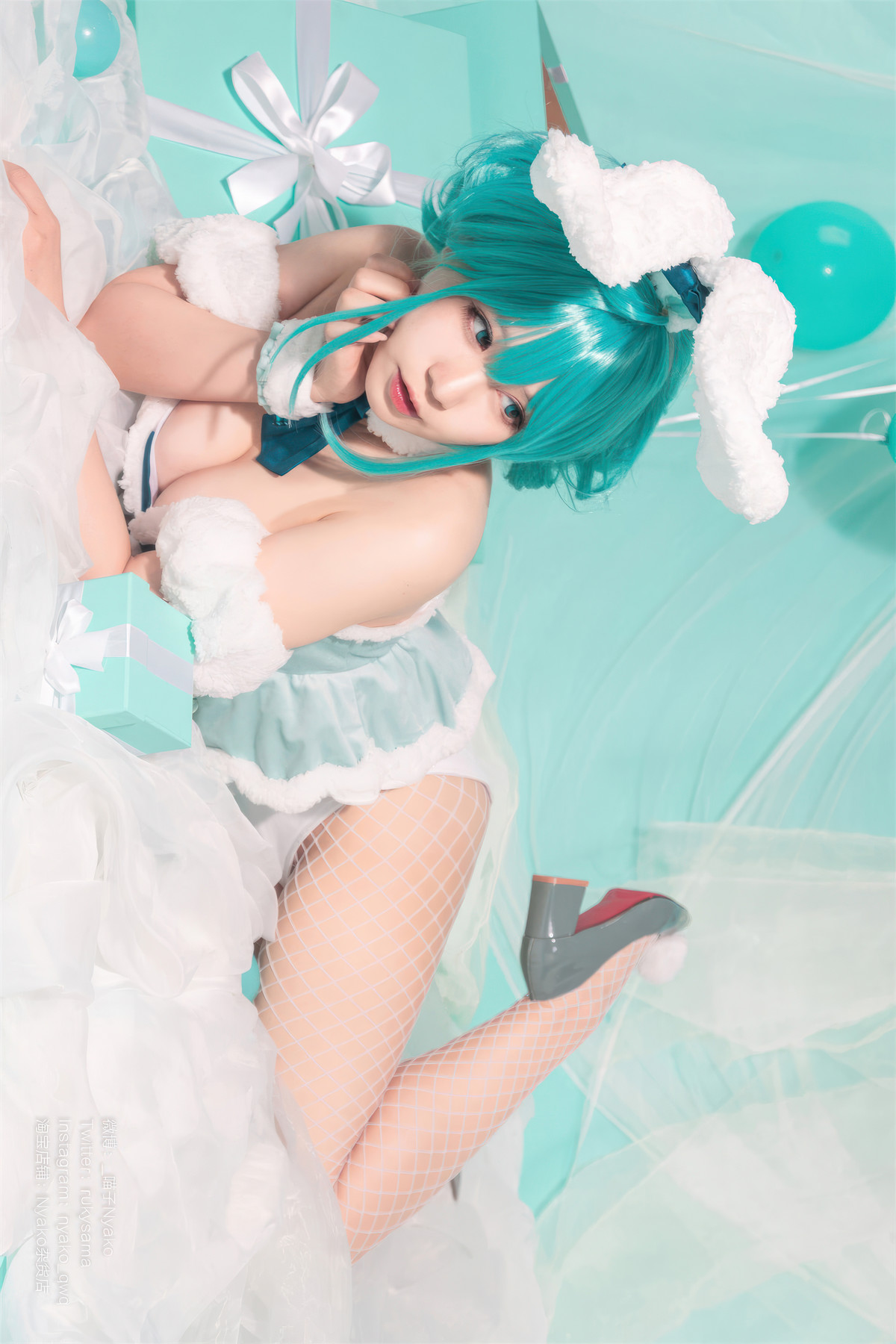 Cosplay Nyako喵子 初音白兔