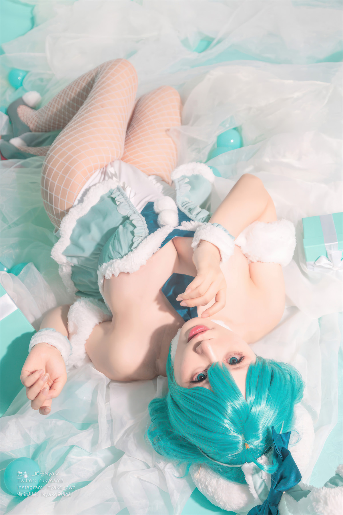 Cosplay Nyako喵子 初音白兔