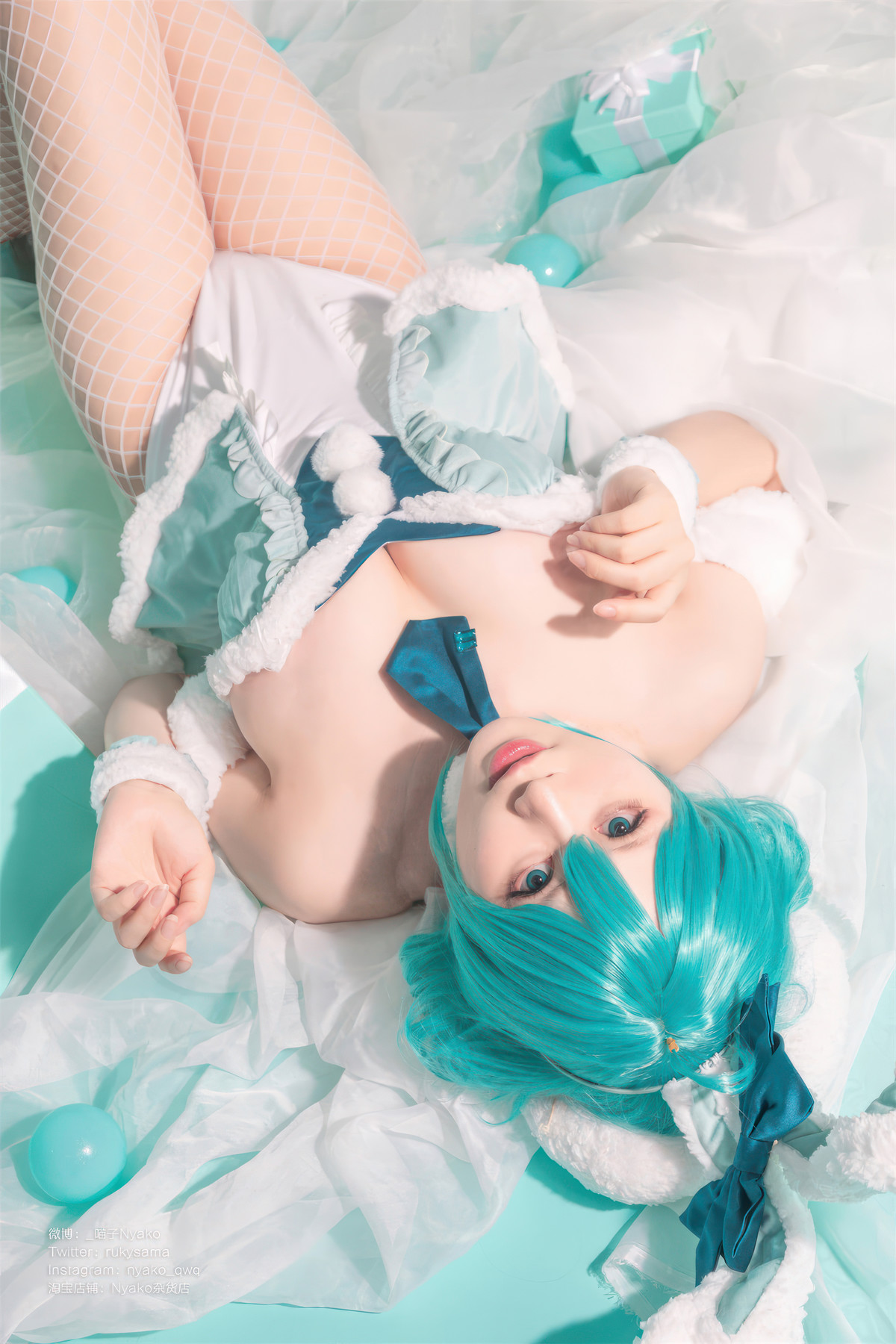 Cosplay Nyako喵子 初音白兔