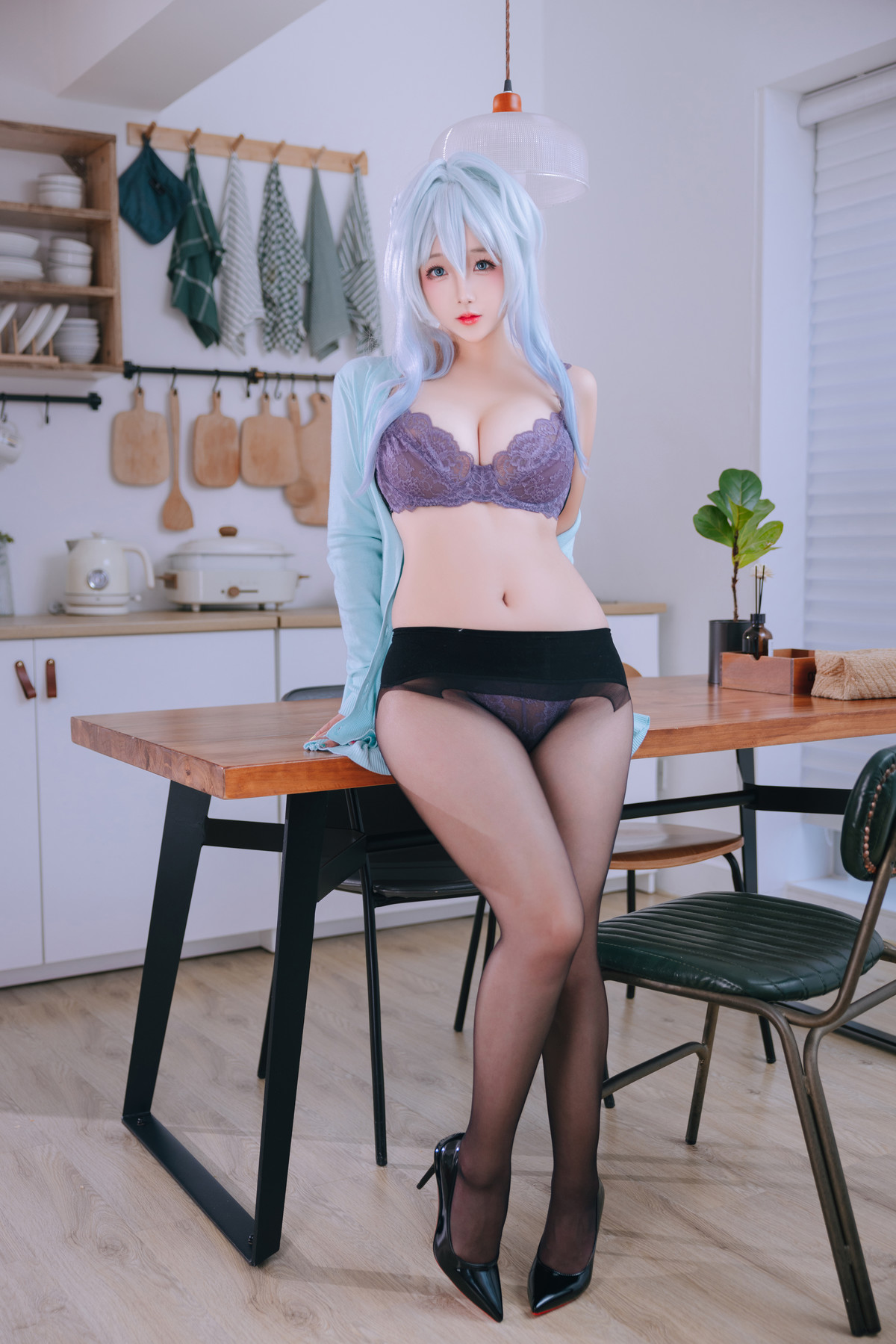 Cosplay Rinaijiao日奈娇 未亡人雪女 Set.01