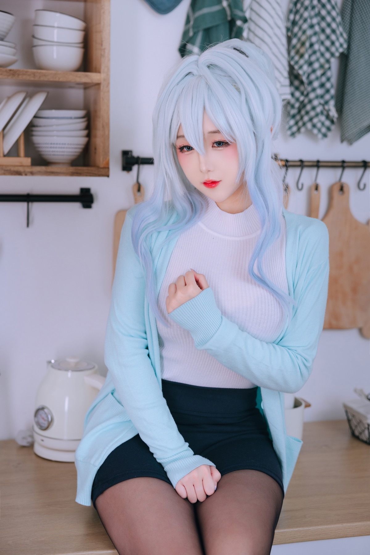 Cosplay Rinaijiao日奈娇 未亡人雪女 Set.03