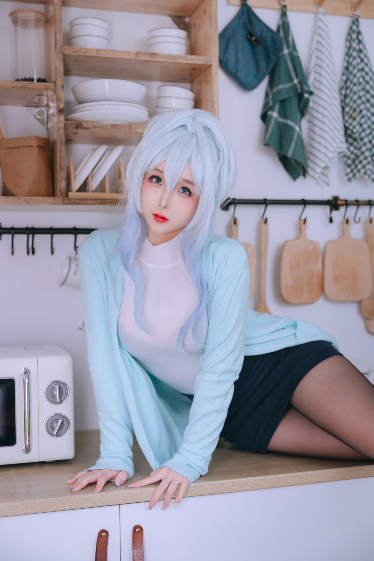 Cosplay Rinaijiao日奈娇 未亡人雪女 Set.03