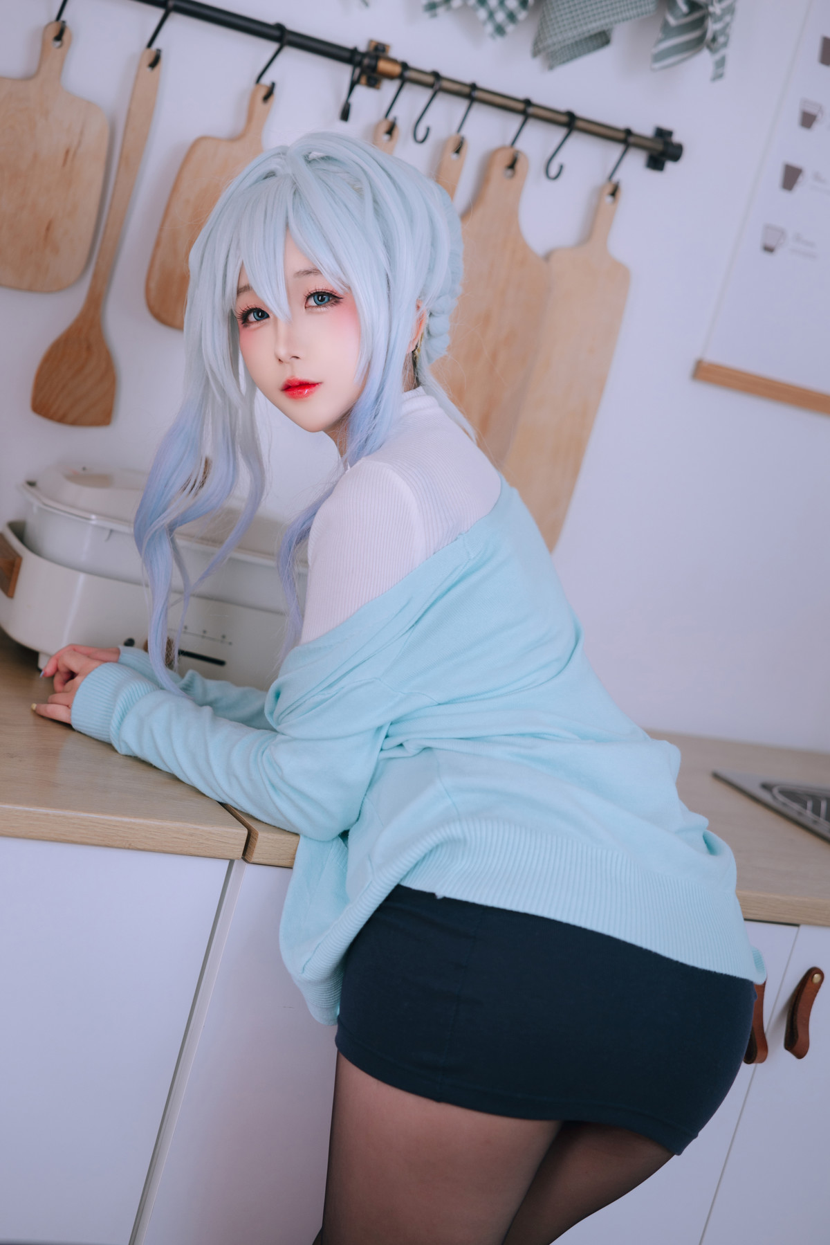 Cosplay Rinaijiao日奈娇 未亡人雪女 Set.03