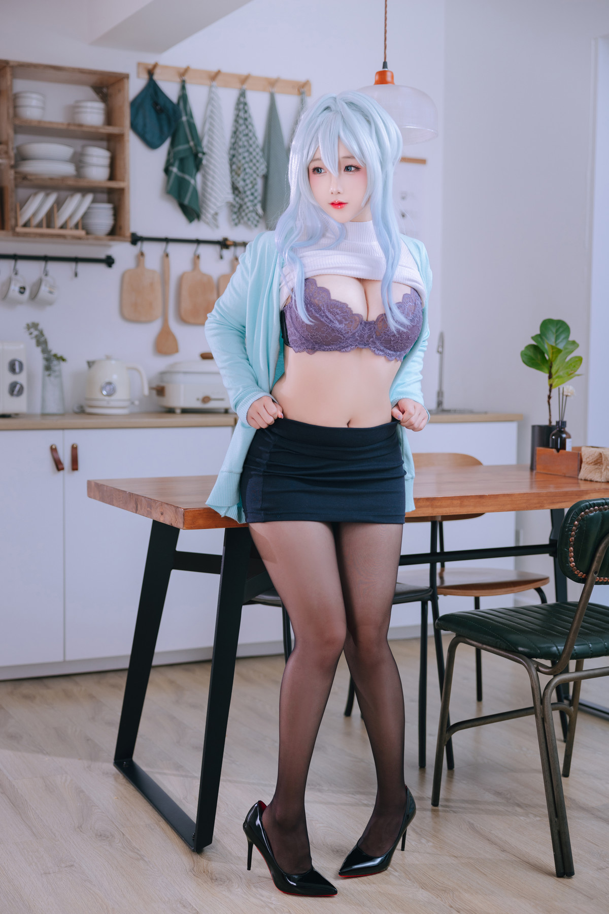 Cosplay Rinaijiao日奈娇 未亡人雪女 Set.03