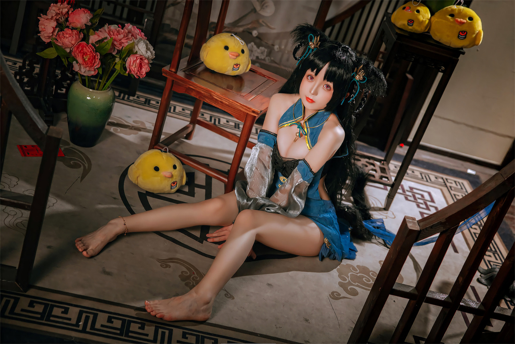 Cosplay Rinaijiao日奈娇 碧蓝航线 大潮旗袍