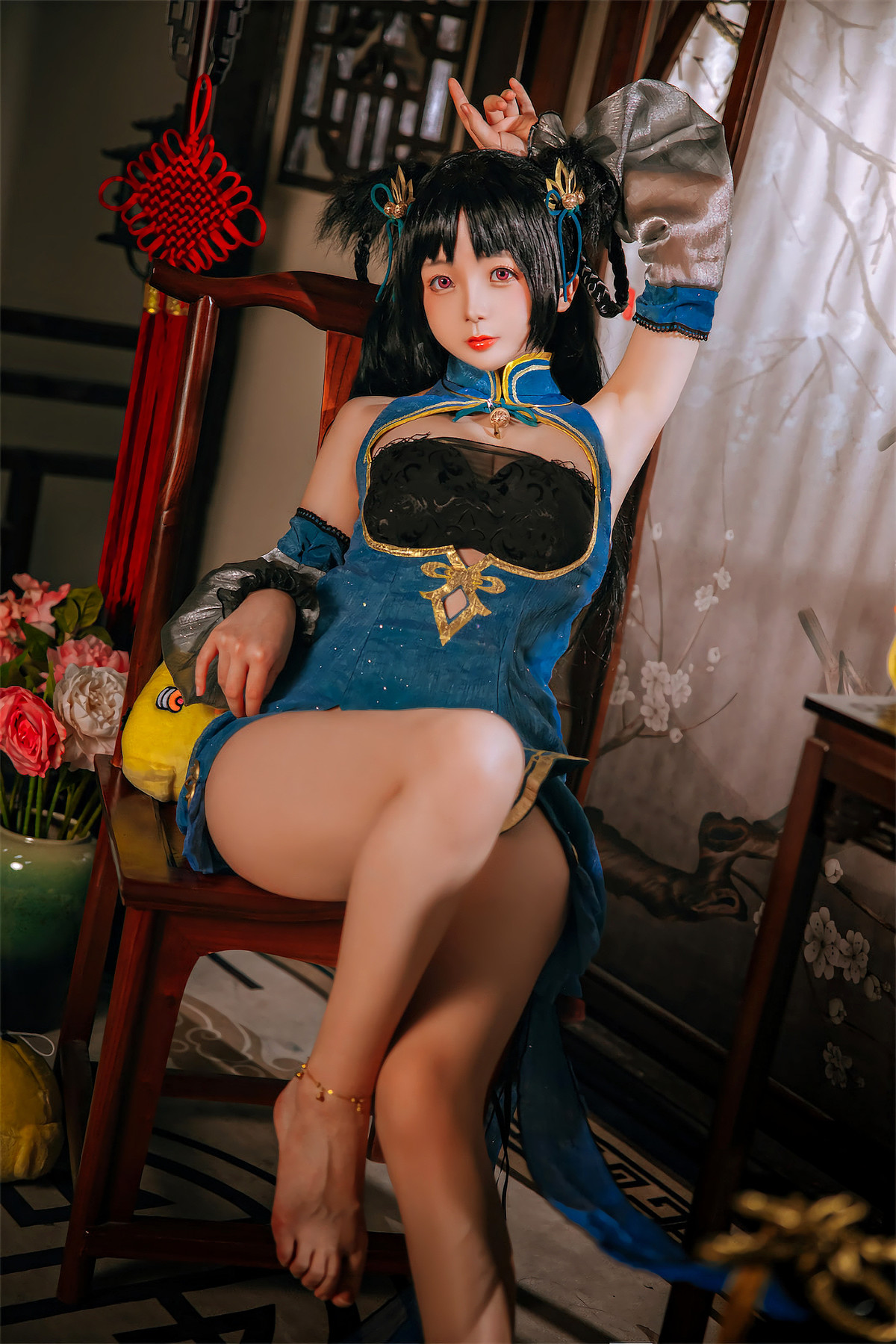 Cosplay Rinaijiao日奈娇 碧蓝航线 大潮旗袍