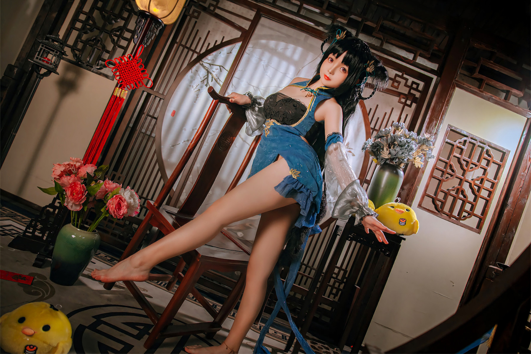 Cosplay Rinaijiao日奈娇 碧蓝航线 大潮旗袍