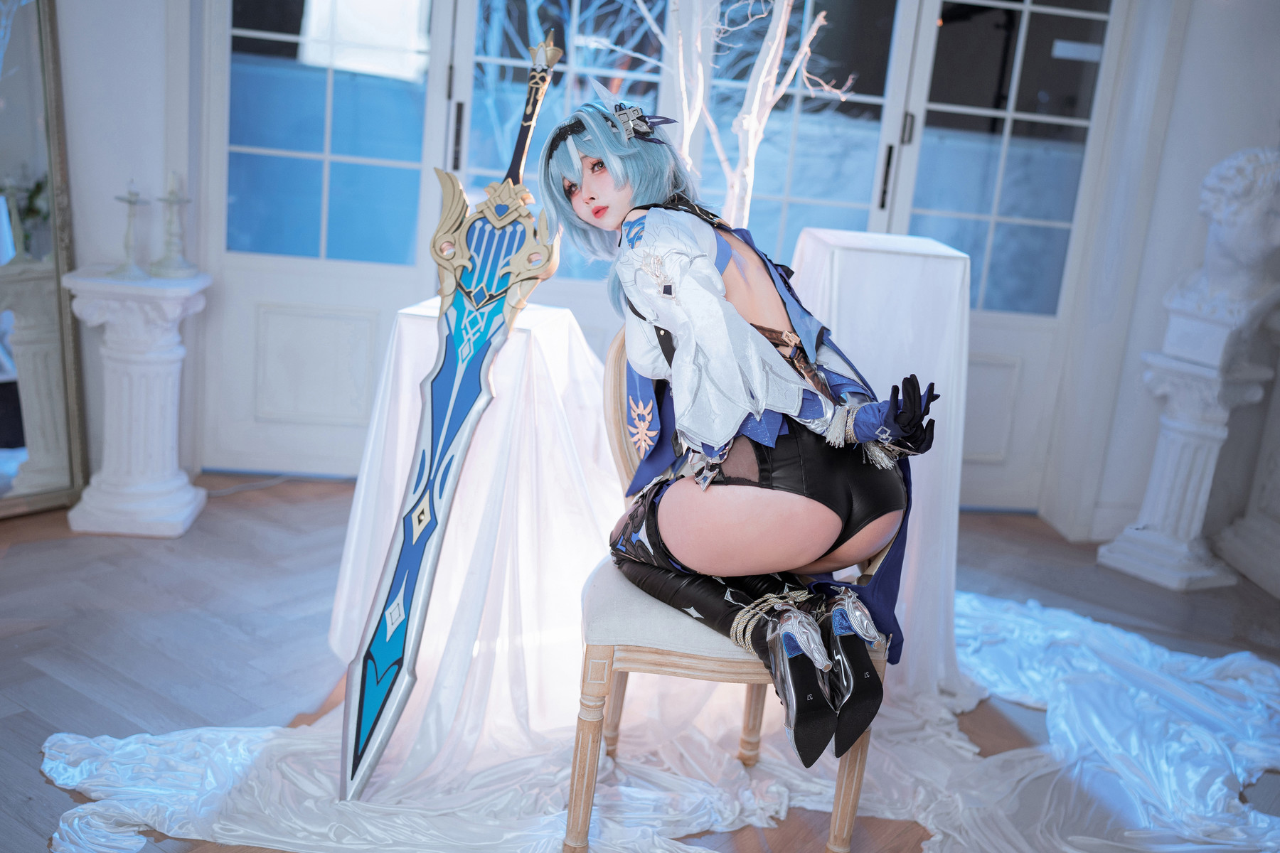 Cosplay Rioko凉凉子 优菈浪花骑士