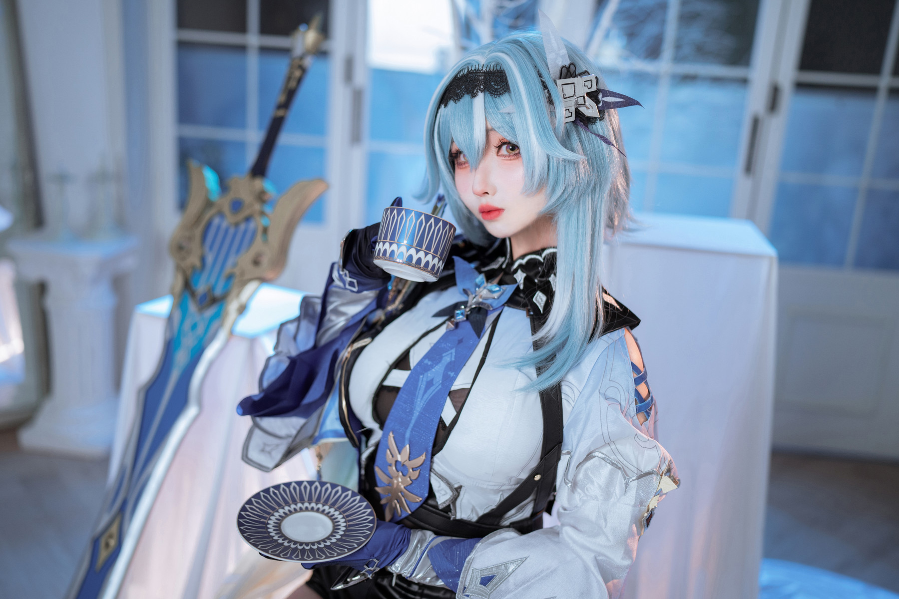 Cosplay Rioko凉凉子 优菈浪花骑士