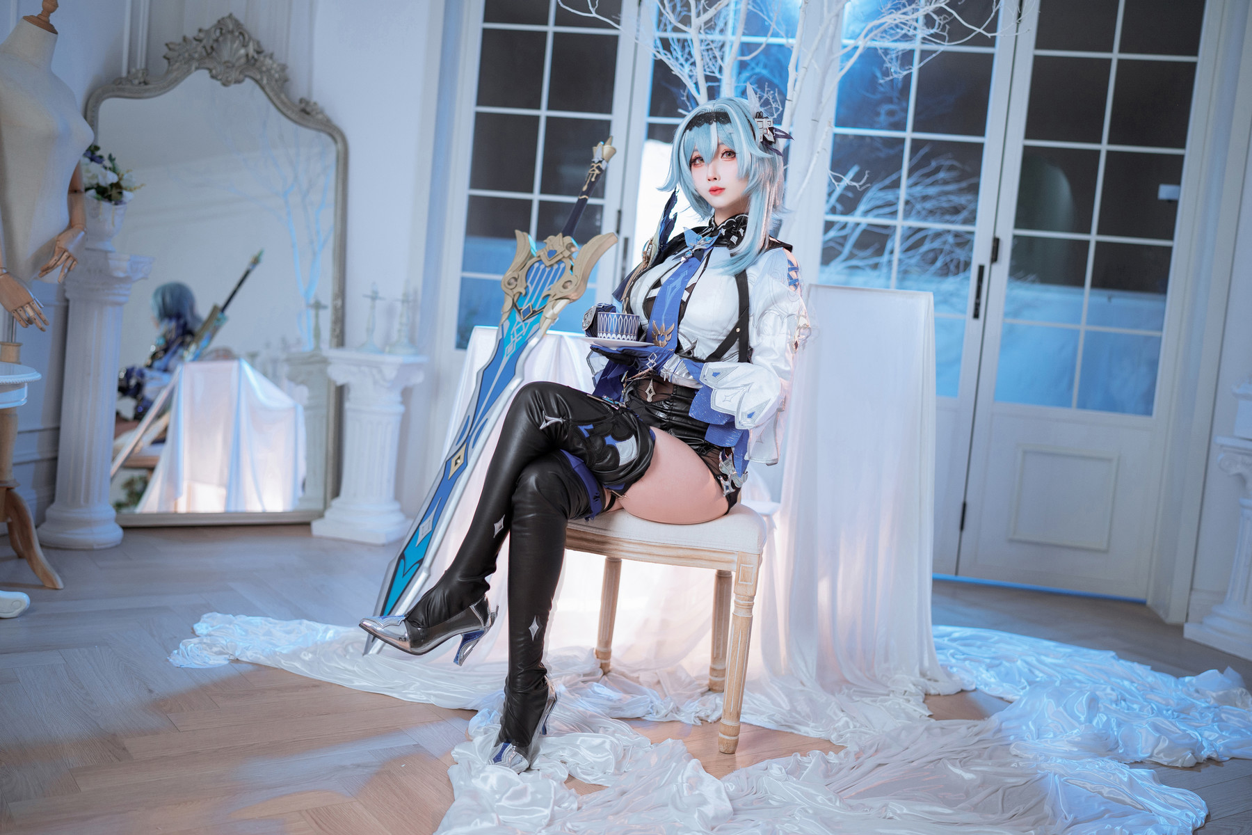 Cosplay Rioko凉凉子 优菈浪花骑士