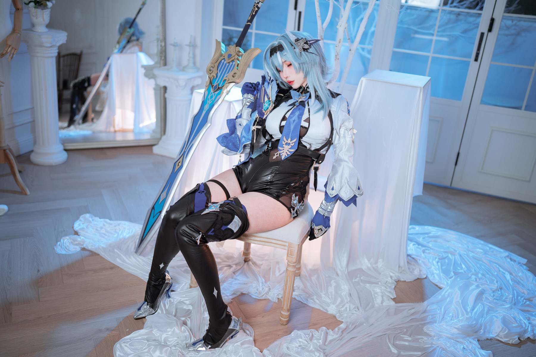 Cosplay Rioko凉凉子 优菈浪花骑士