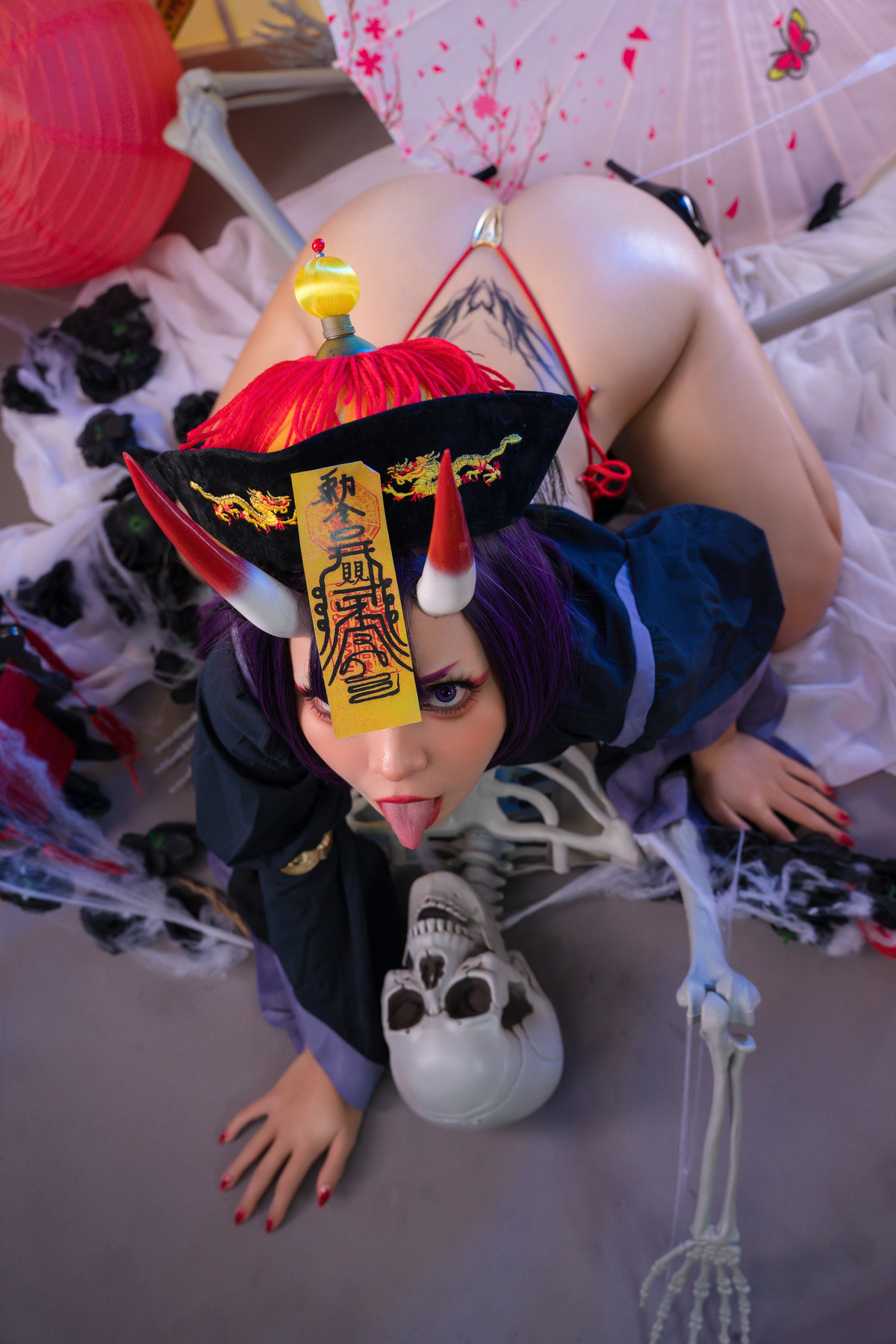 Cosplay Umeko.J Shuten Douji Jiangshi Set.01