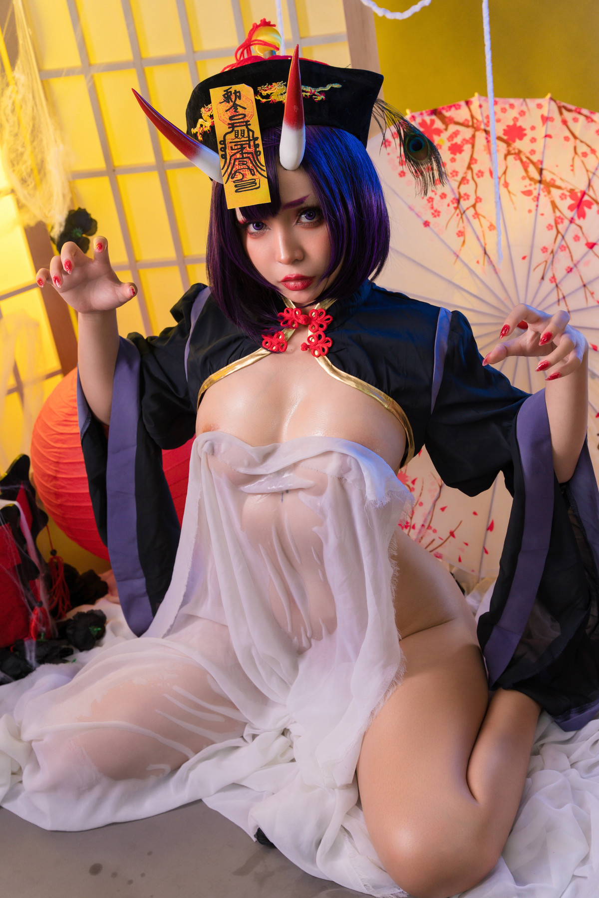 Cosplay Umeko.J Shuten Douji Jiangshi Set.02