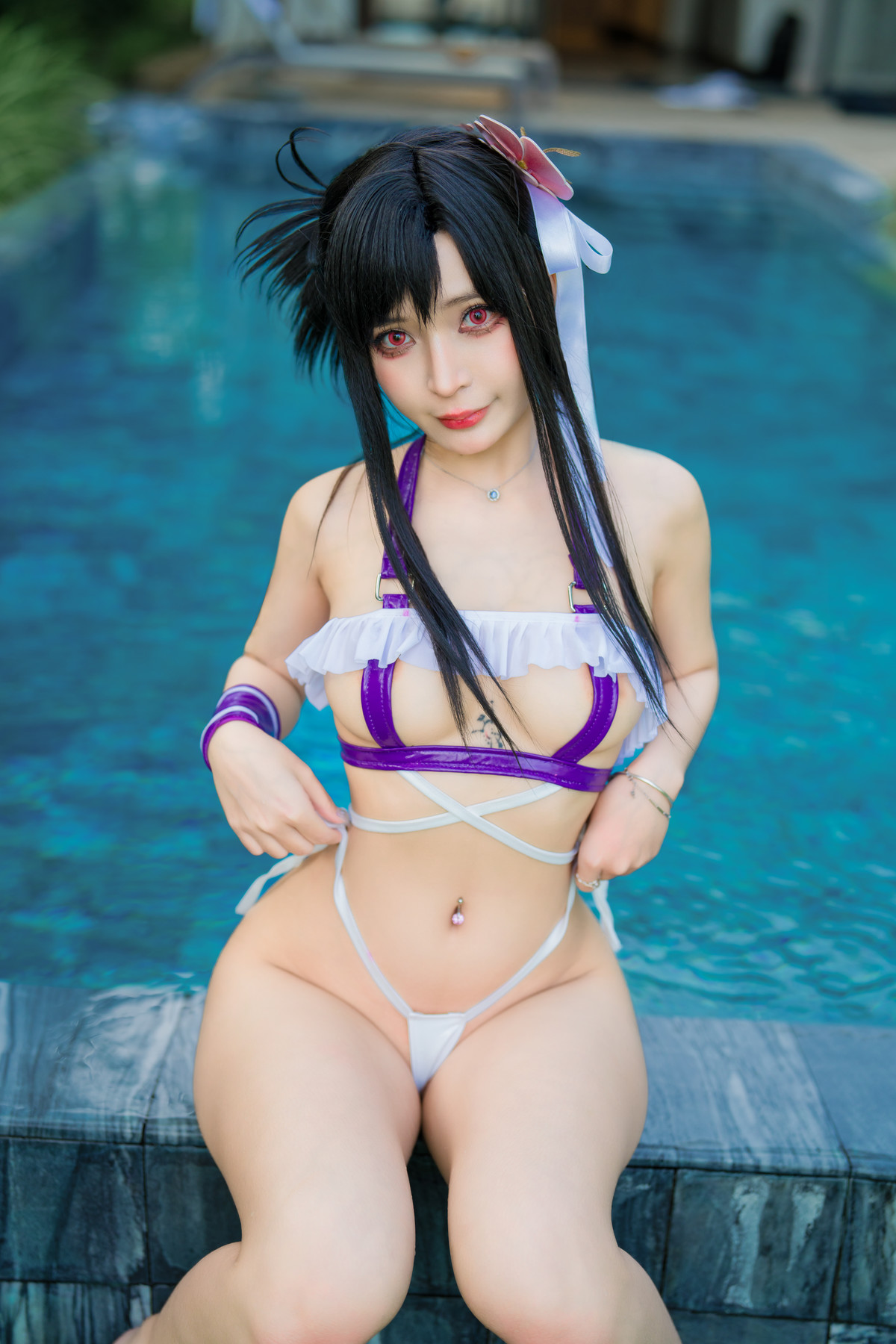 Cosplay Umeko.J Tifa Swimsuit Set.01