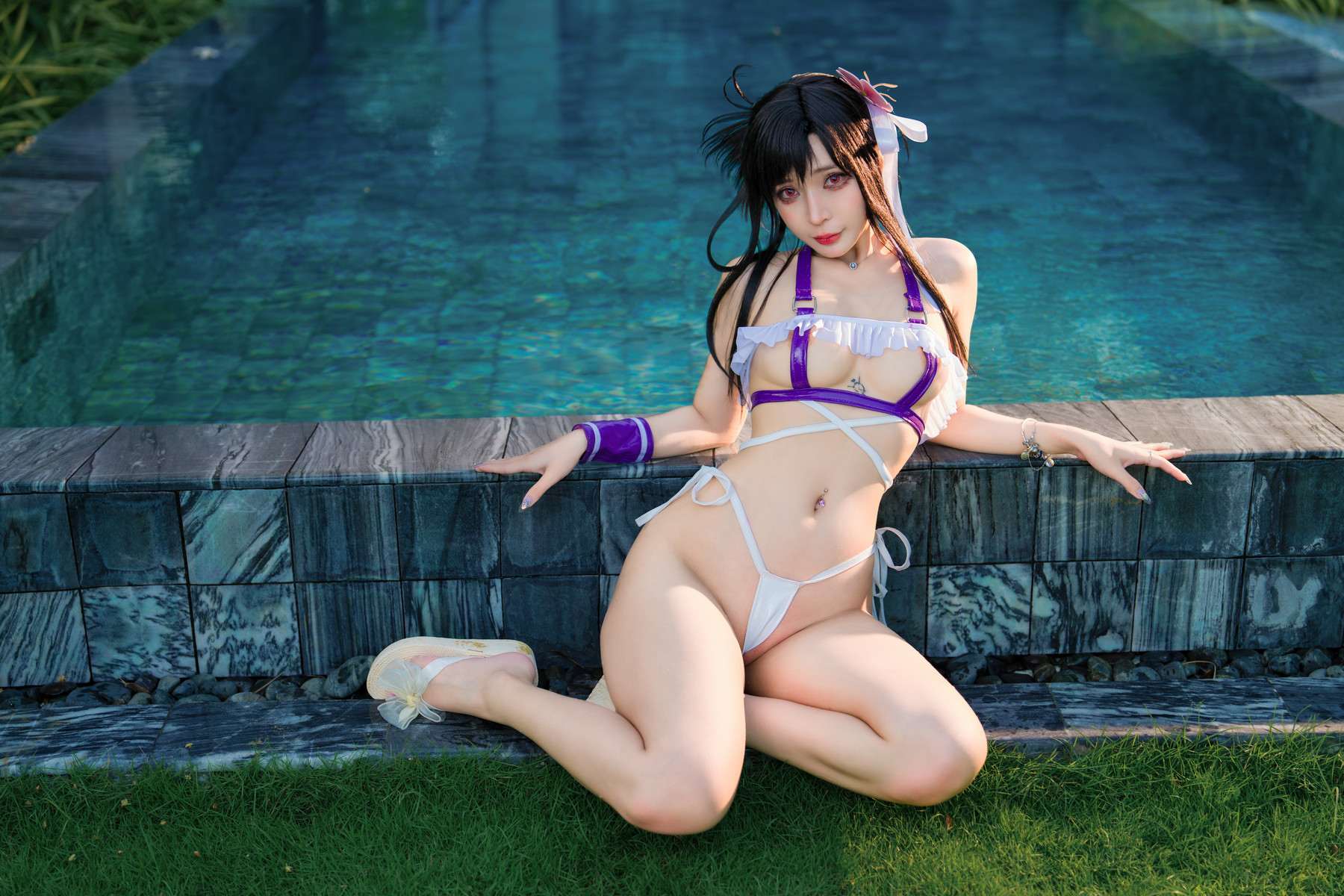 Cosplay Umeko.J Tifa Swimsuit Set.01