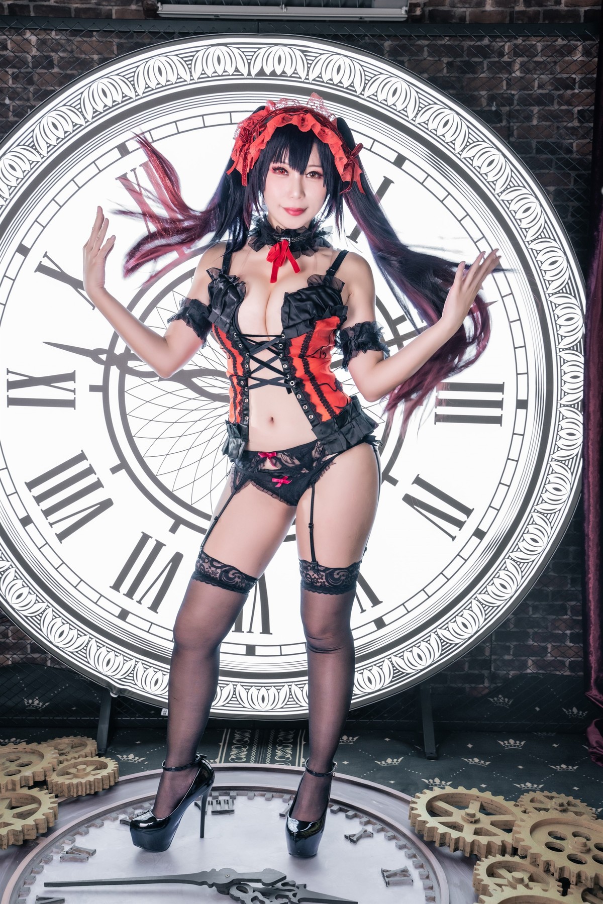 Cosplay 小琪Aki 时崎狂三 Kurumi Tokisaki