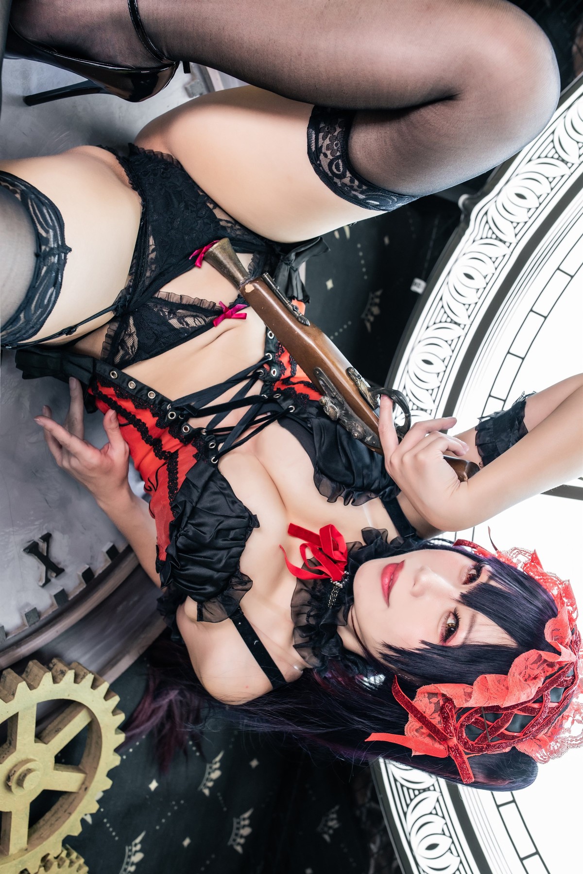 Cosplay 小琪Aki 时崎狂三 Kurumi Tokisaki