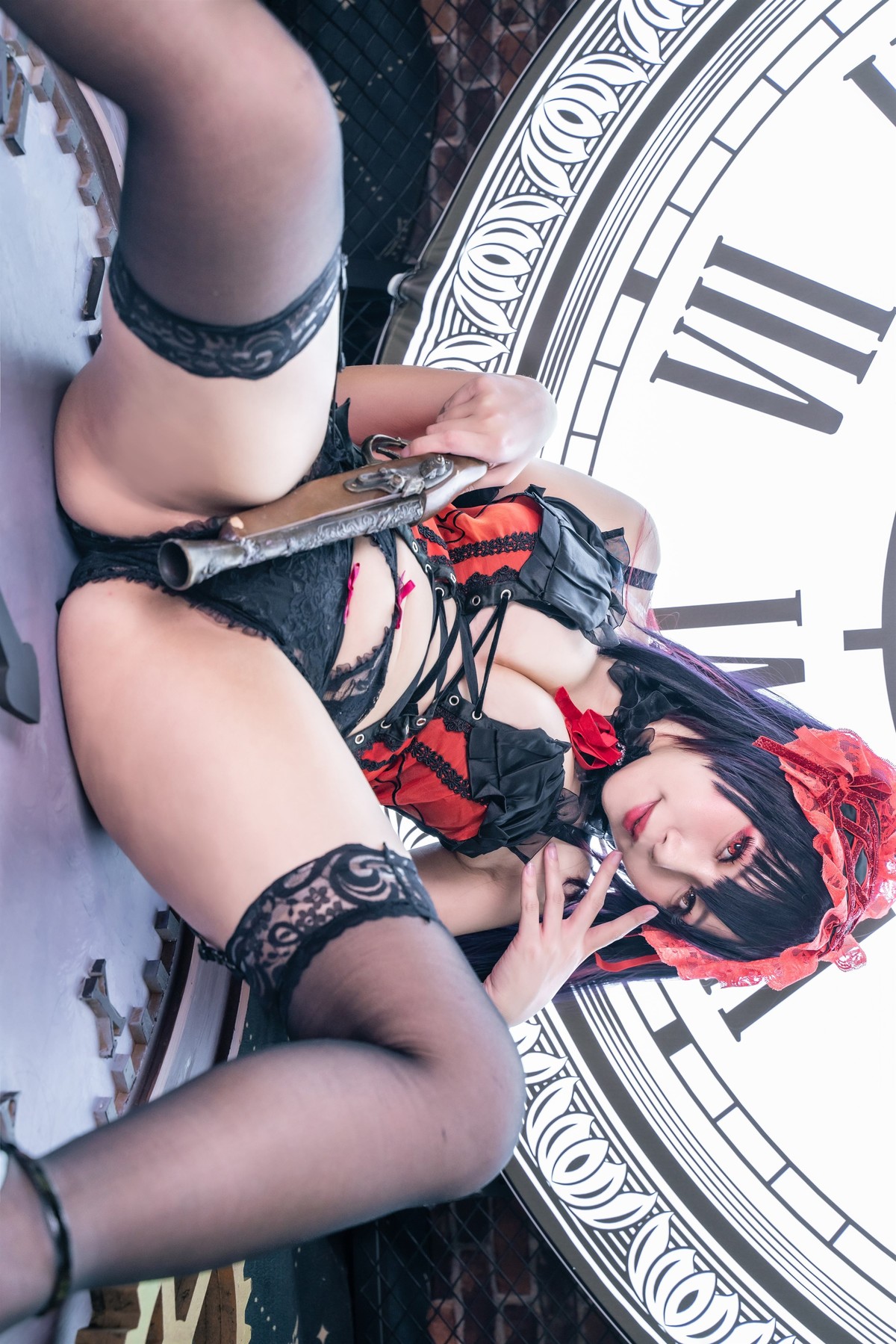 Cosplay 小琪Aki 时崎狂三 Kurumi Tokisaki