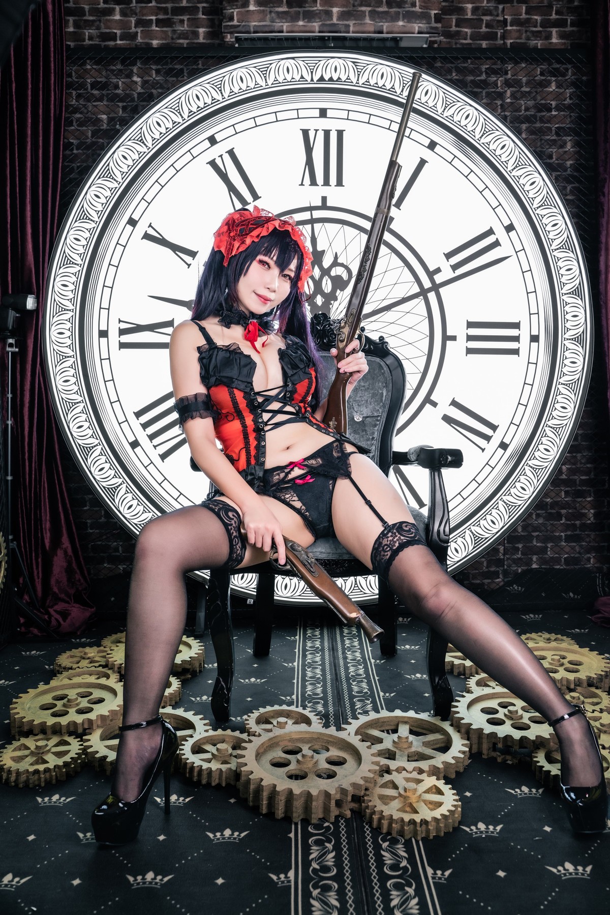 Cosplay 小琪Aki 时崎狂三 Kurumi Tokisaki