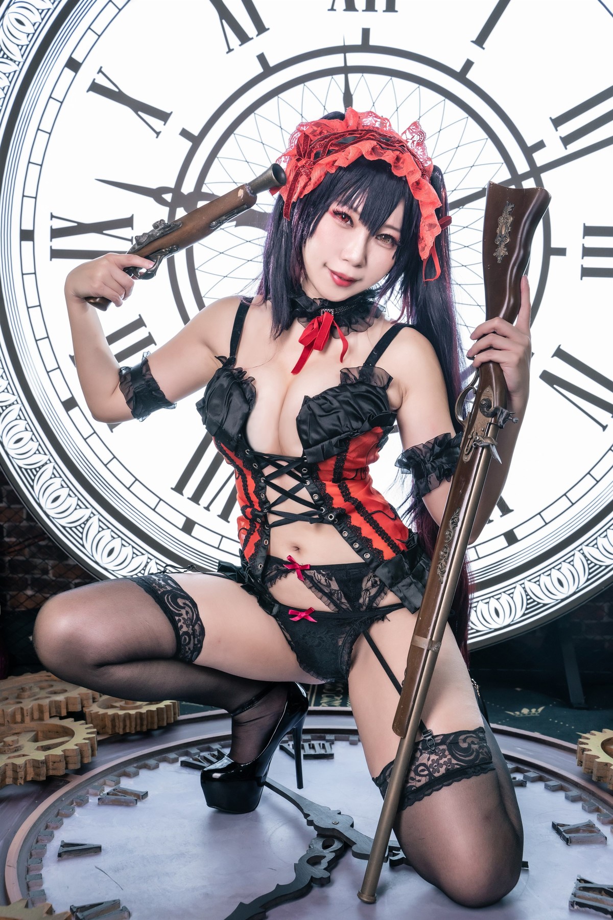 Cosplay 小琪Aki 时崎狂三 Kurumi Tokisaki