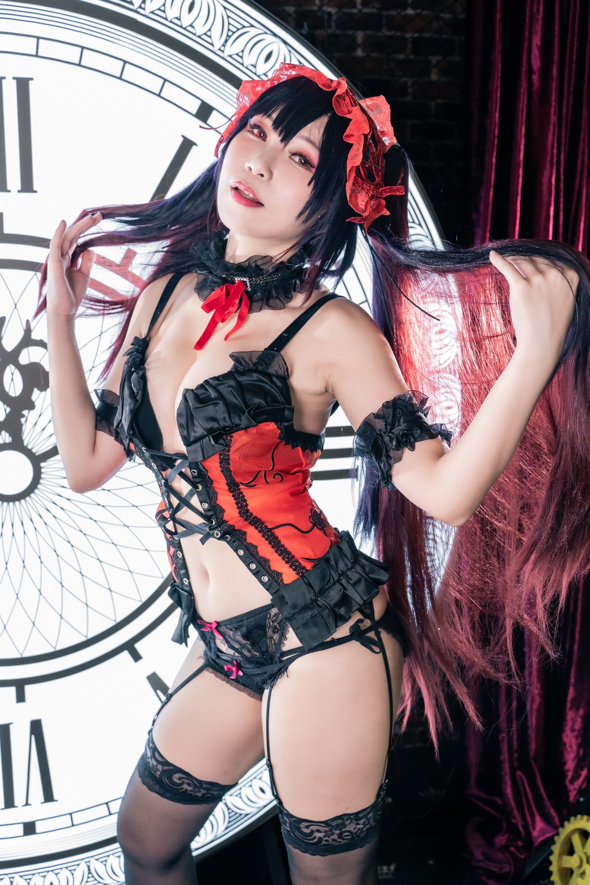 Cosplay 小琪Aki 时崎狂三 Kurumi Tokisaki