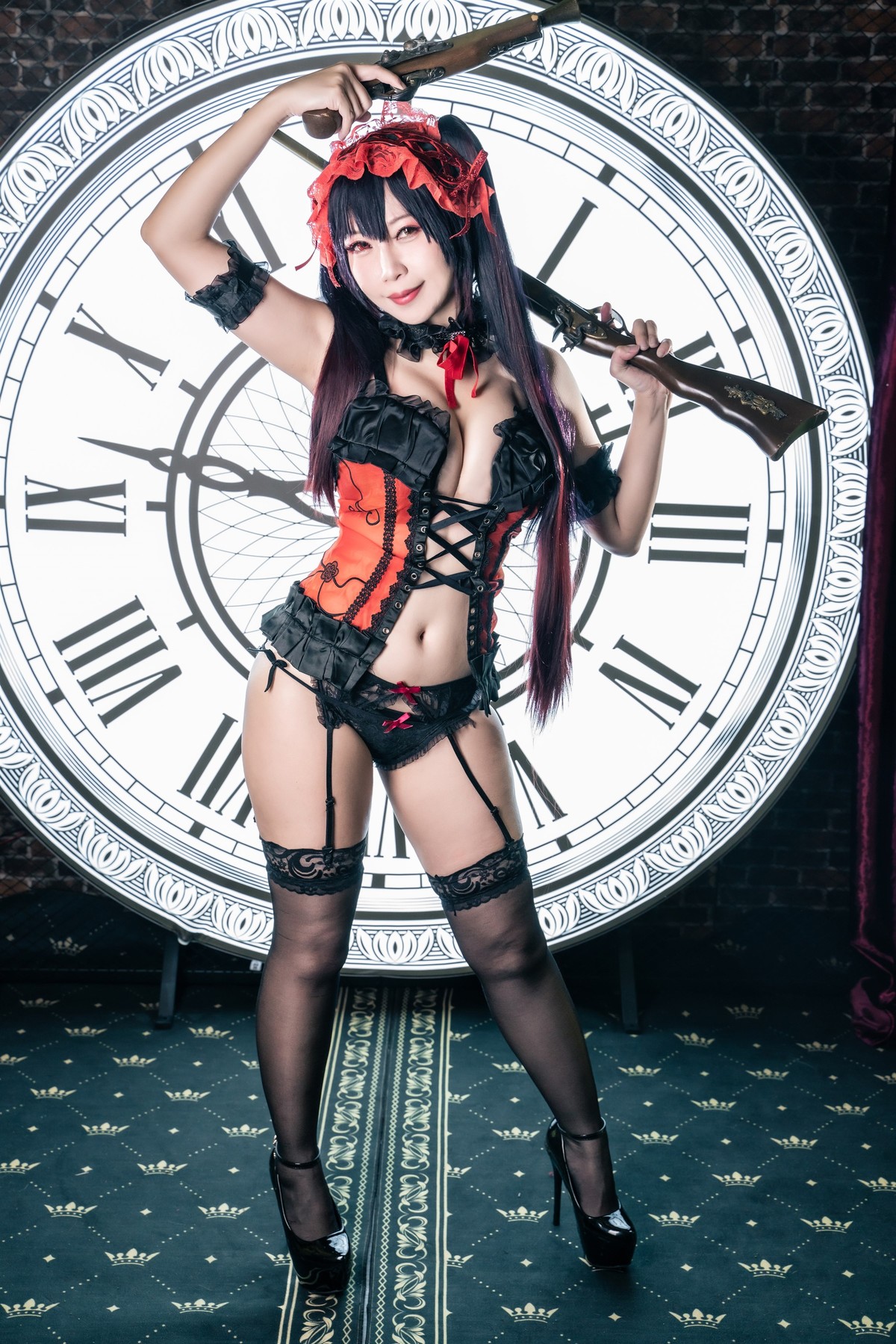 Cosplay 小琪Aki 时崎狂三 Kurumi Tokisaki