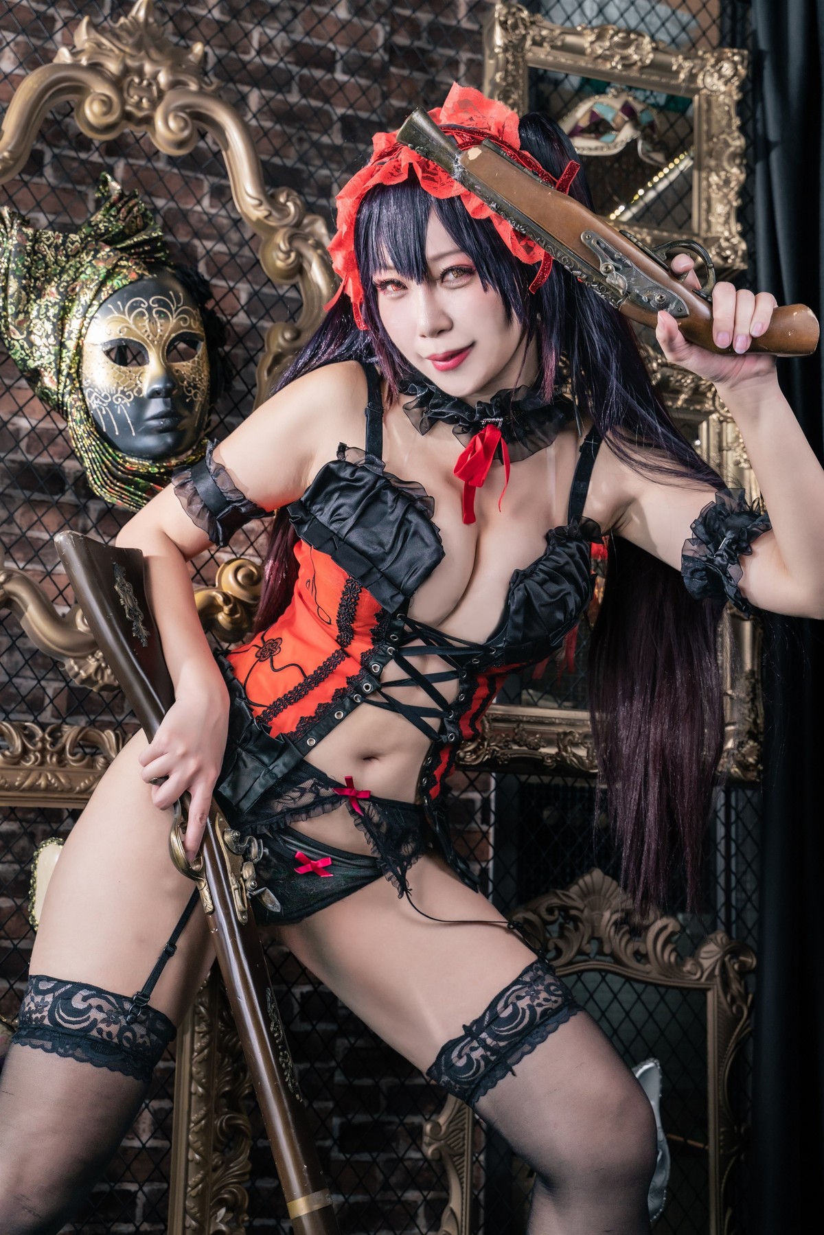 Cosplay 小琪Aki 时崎狂三 Kurumi Tokisaki