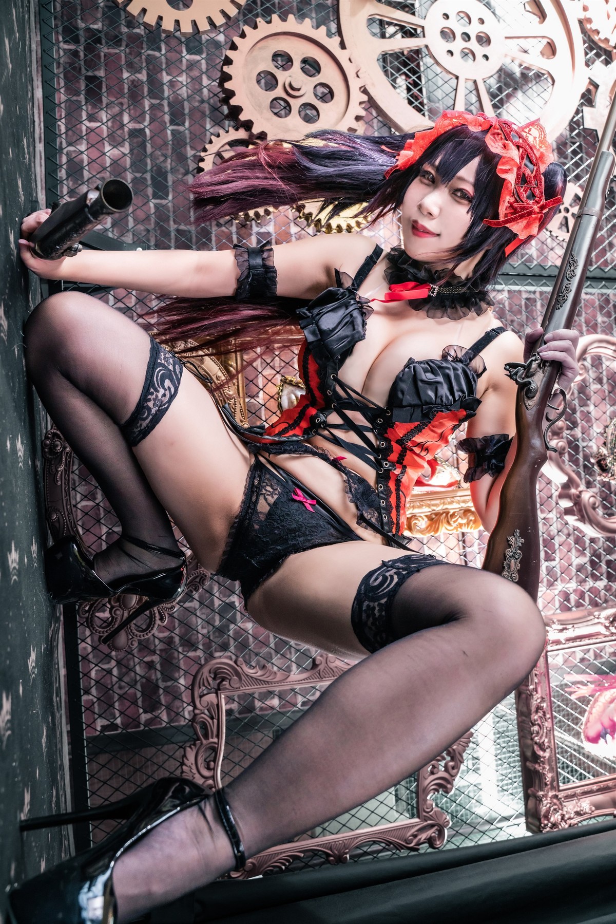 Cosplay 小琪Aki 时崎狂三 Kurumi Tokisaki