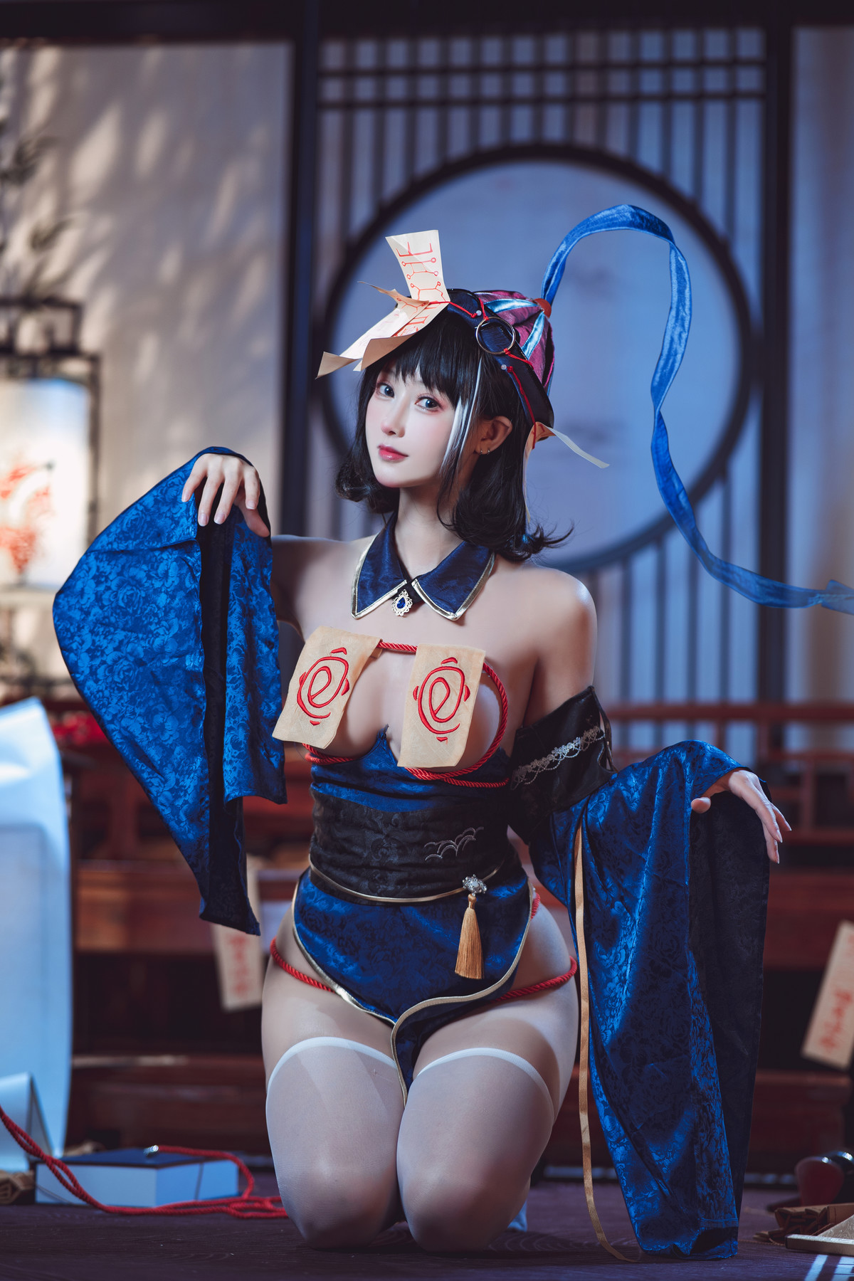 Cosplay 羽生三未 华甲欢庆僵尸三未全