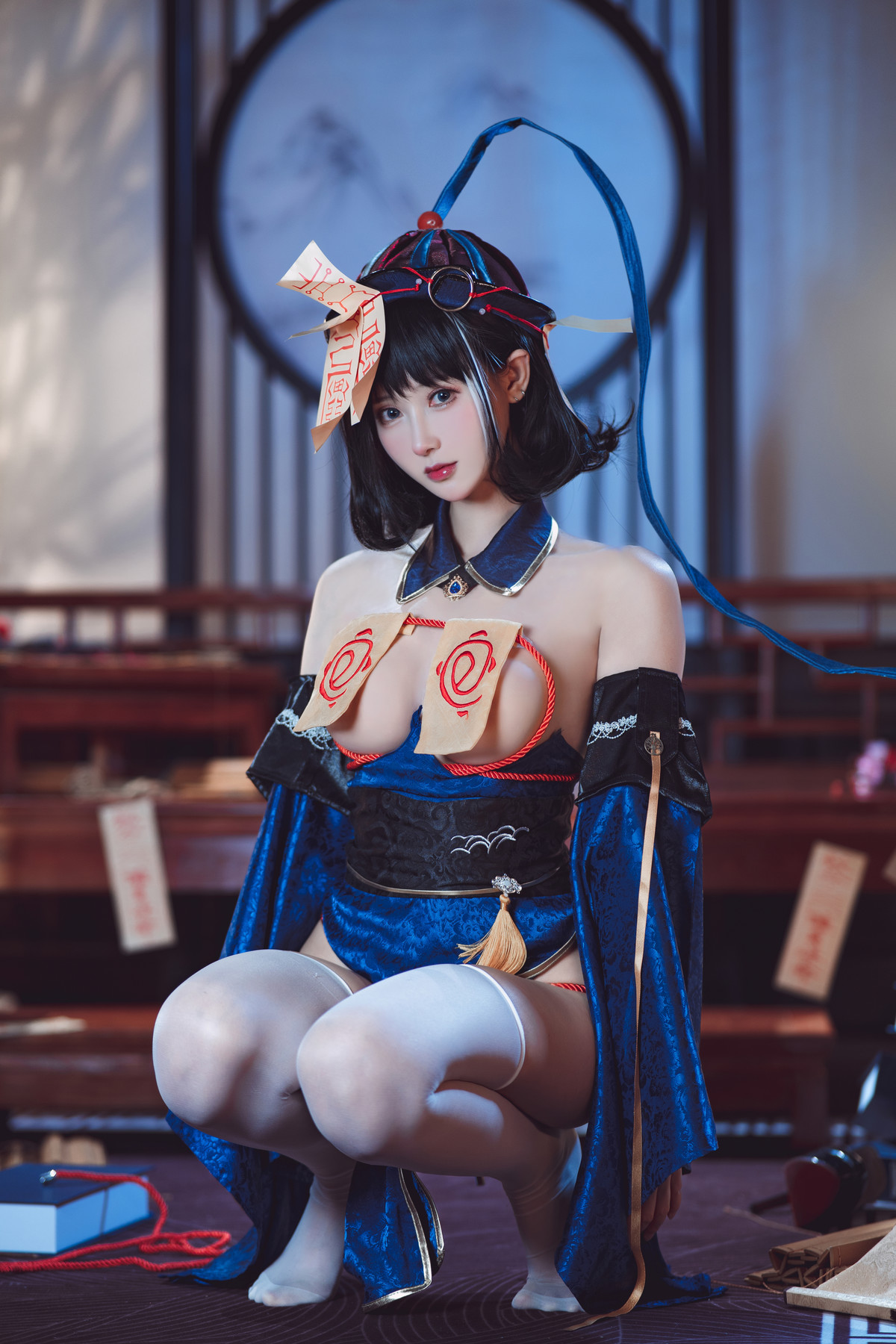 Cosplay 羽生三未 华甲欢庆僵尸三未全