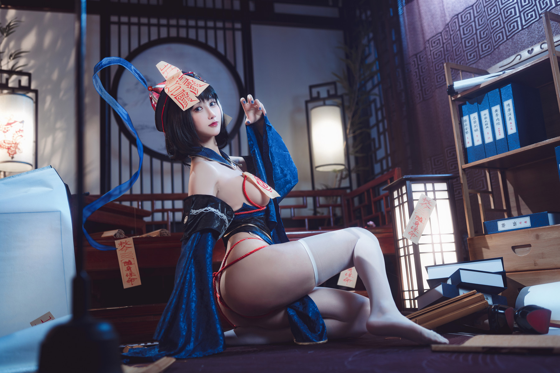 Cosplay 羽生三未 华甲欢庆僵尸三未全